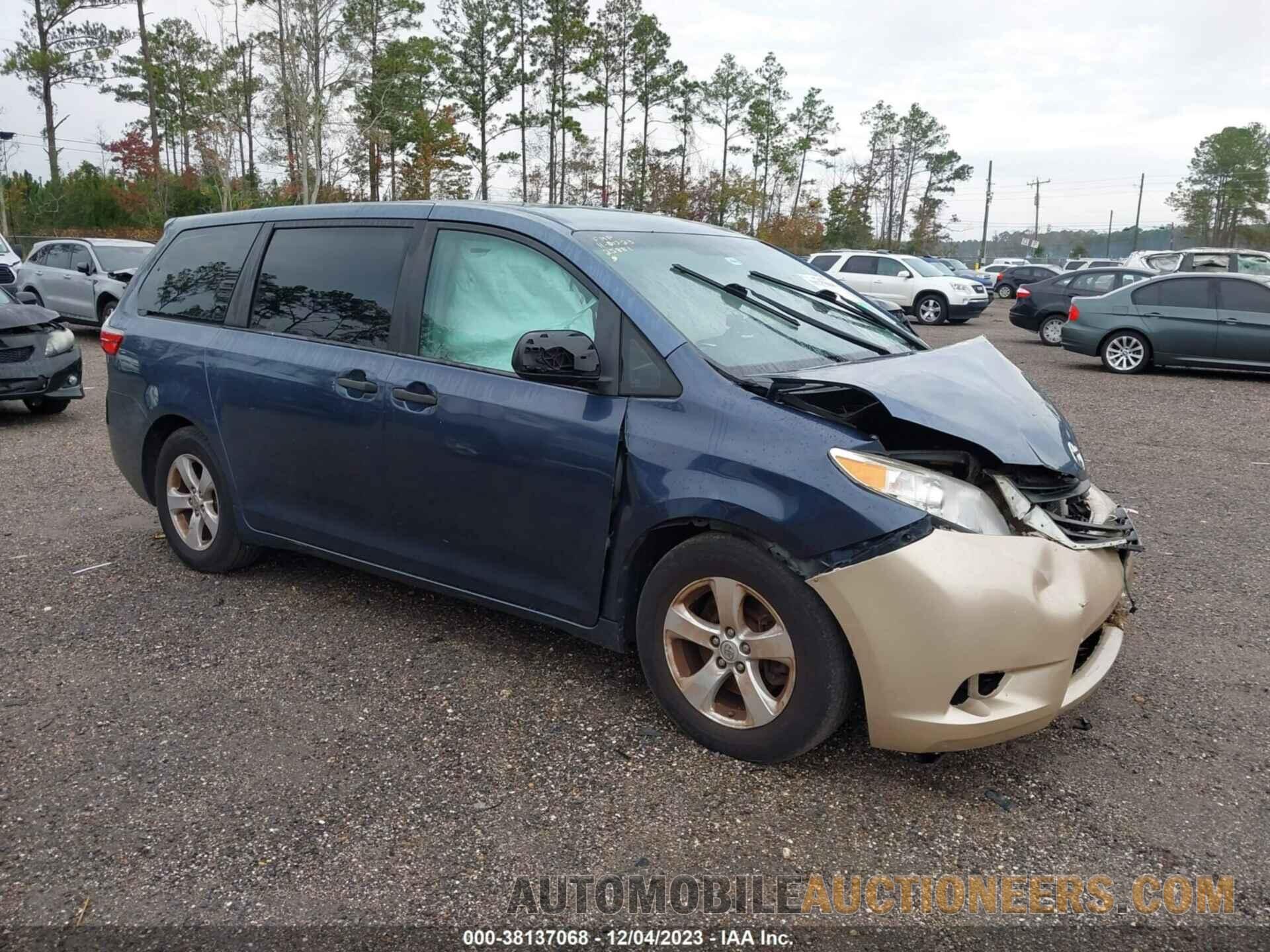 5TDZK3DC6FS573062 TOYOTA SIENNA 2015