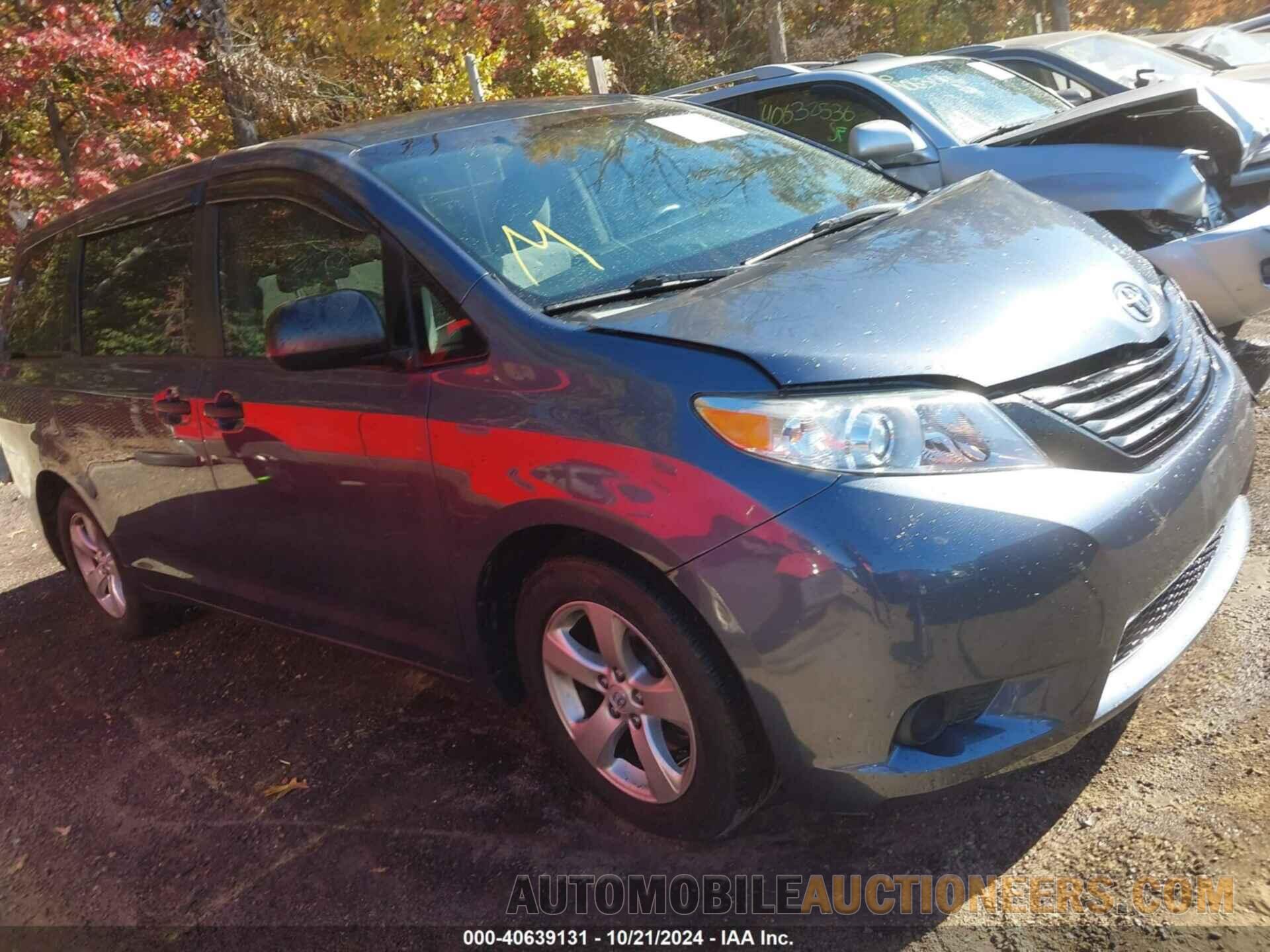 5TDZK3DC6GS738089 TOYOTA SIENNA 2016