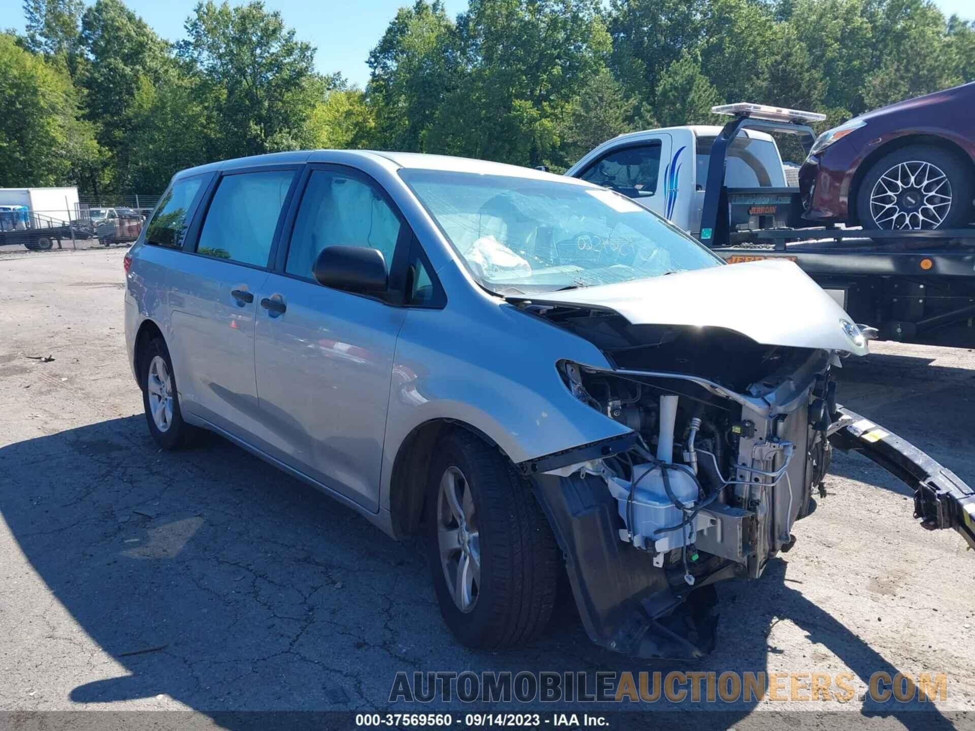 5TDZK3DC6GS755779 TOYOTA SIENNA 2016