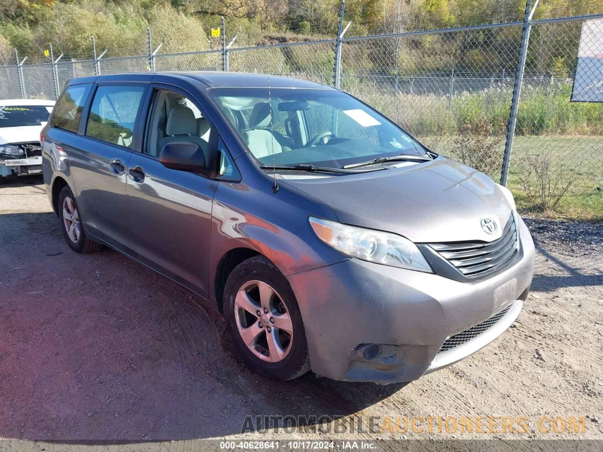 5TDZK3DC7DS373157 TOYOTA SIENNA 2013