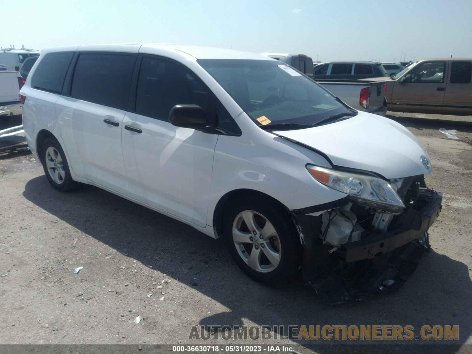 5TDZK3DC7FS624150 TOYOTA SIENNA 2015