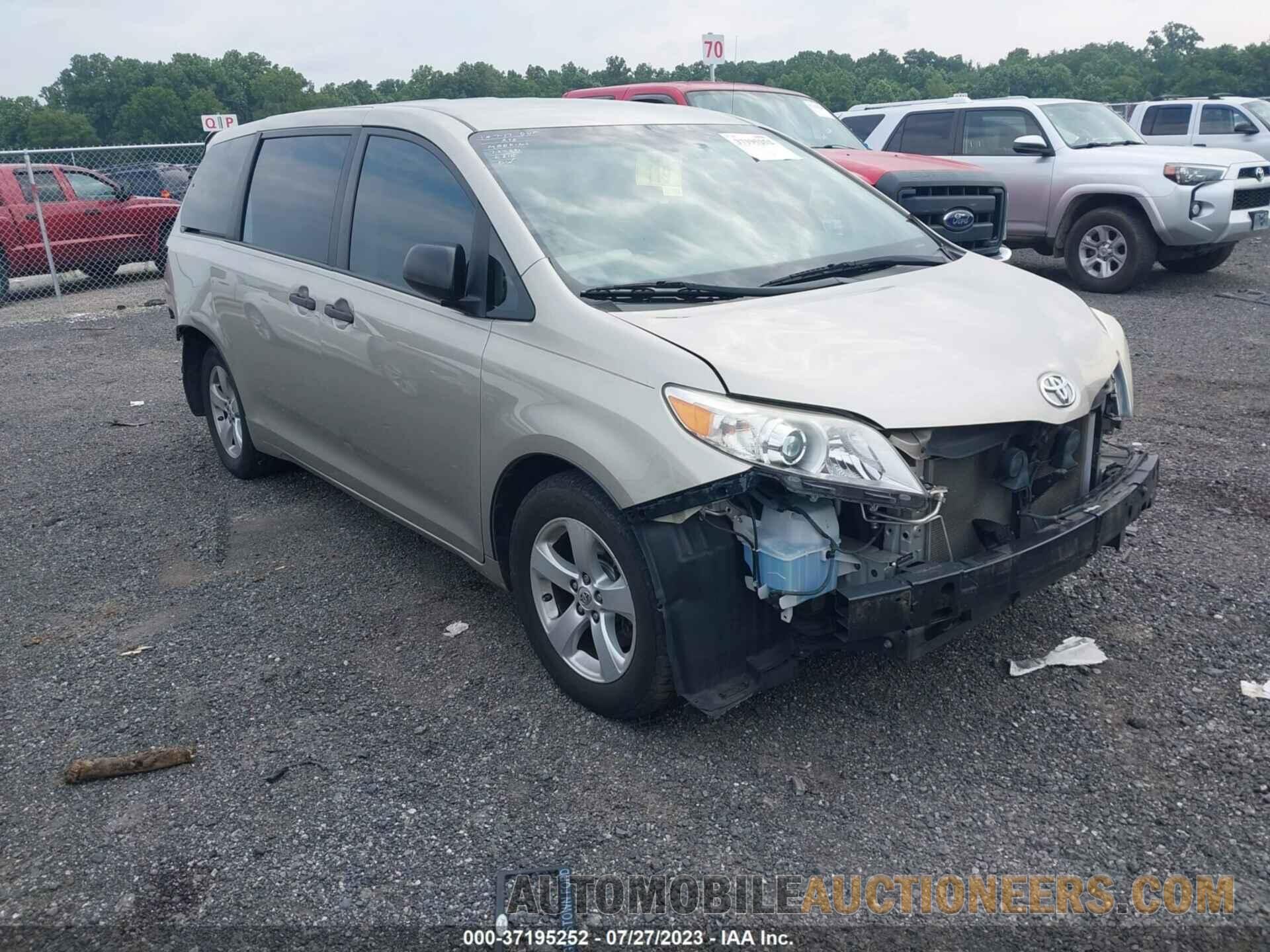 5TDZK3DC7GS752535 TOYOTA SIENNA 2016