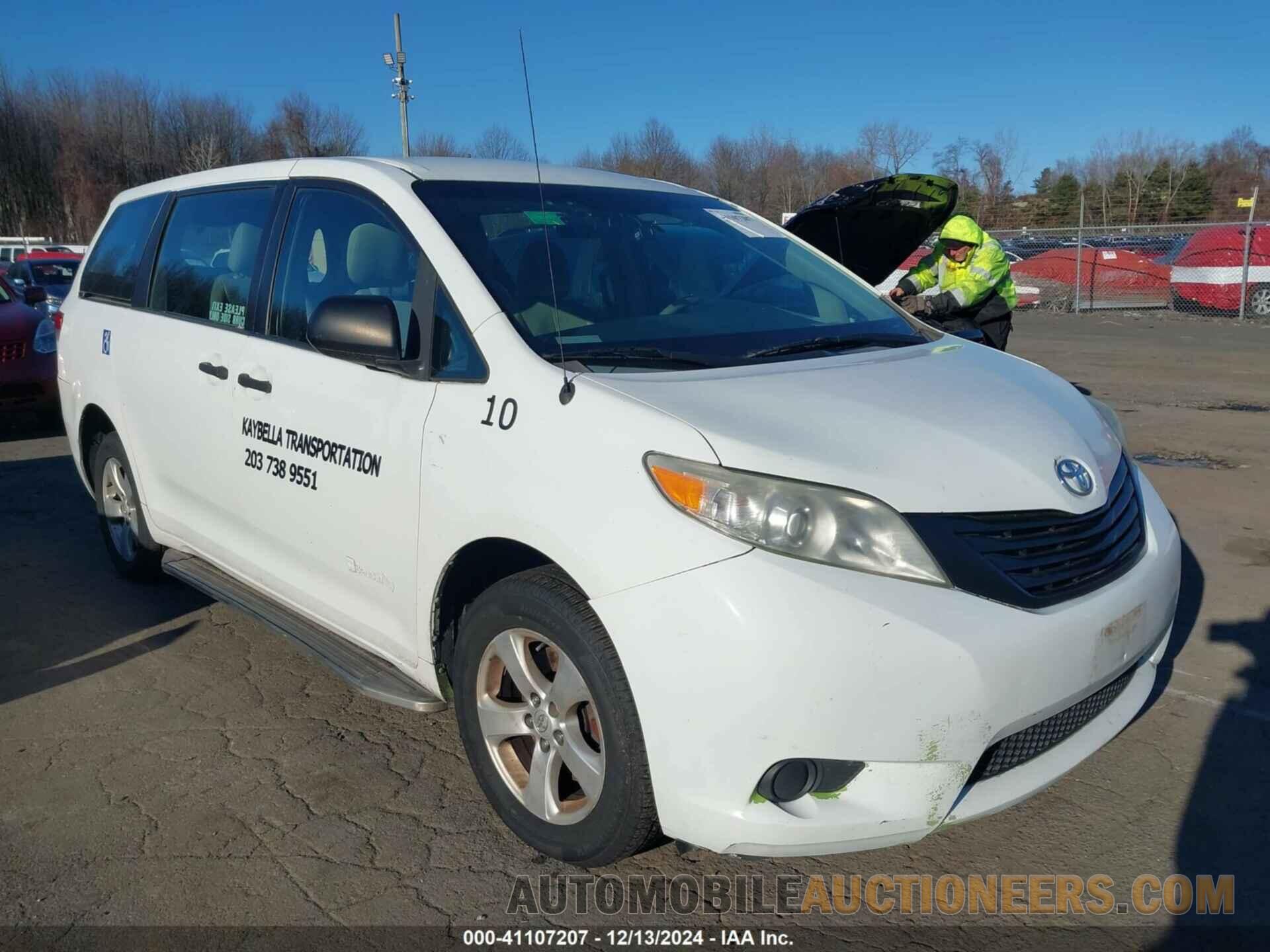 5TDZK3DC8ES488500 TOYOTA SIENNA 2014