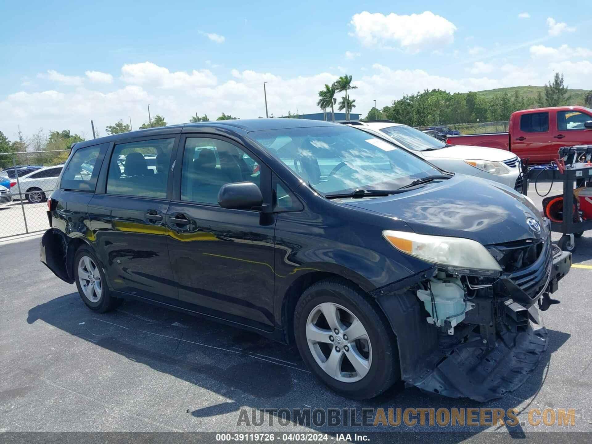 5TDZK3DC8FS566324 TOYOTA SIENNA 2015