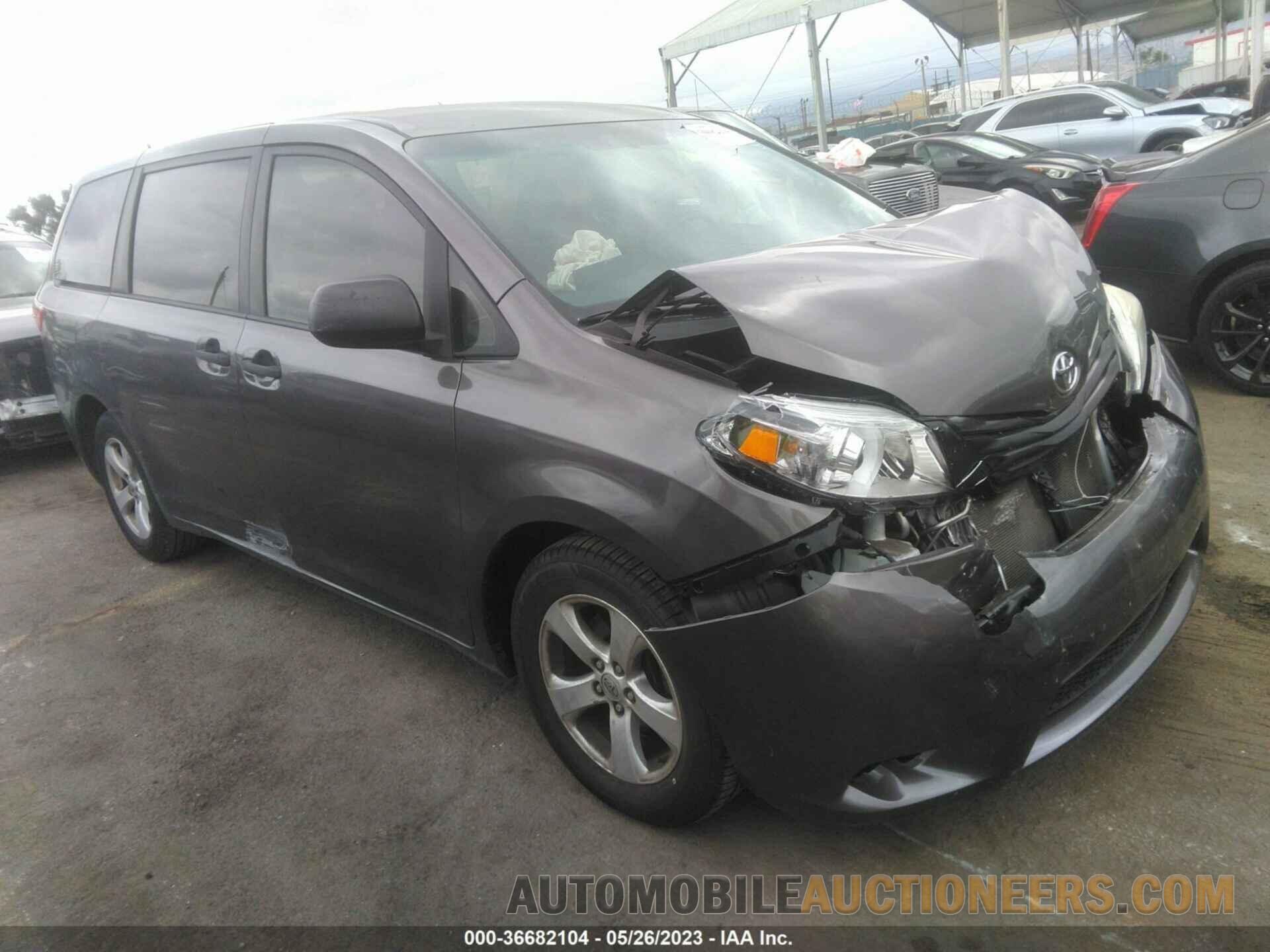 5TDZK3DC8FS616932 TOYOTA SIENNA 2015