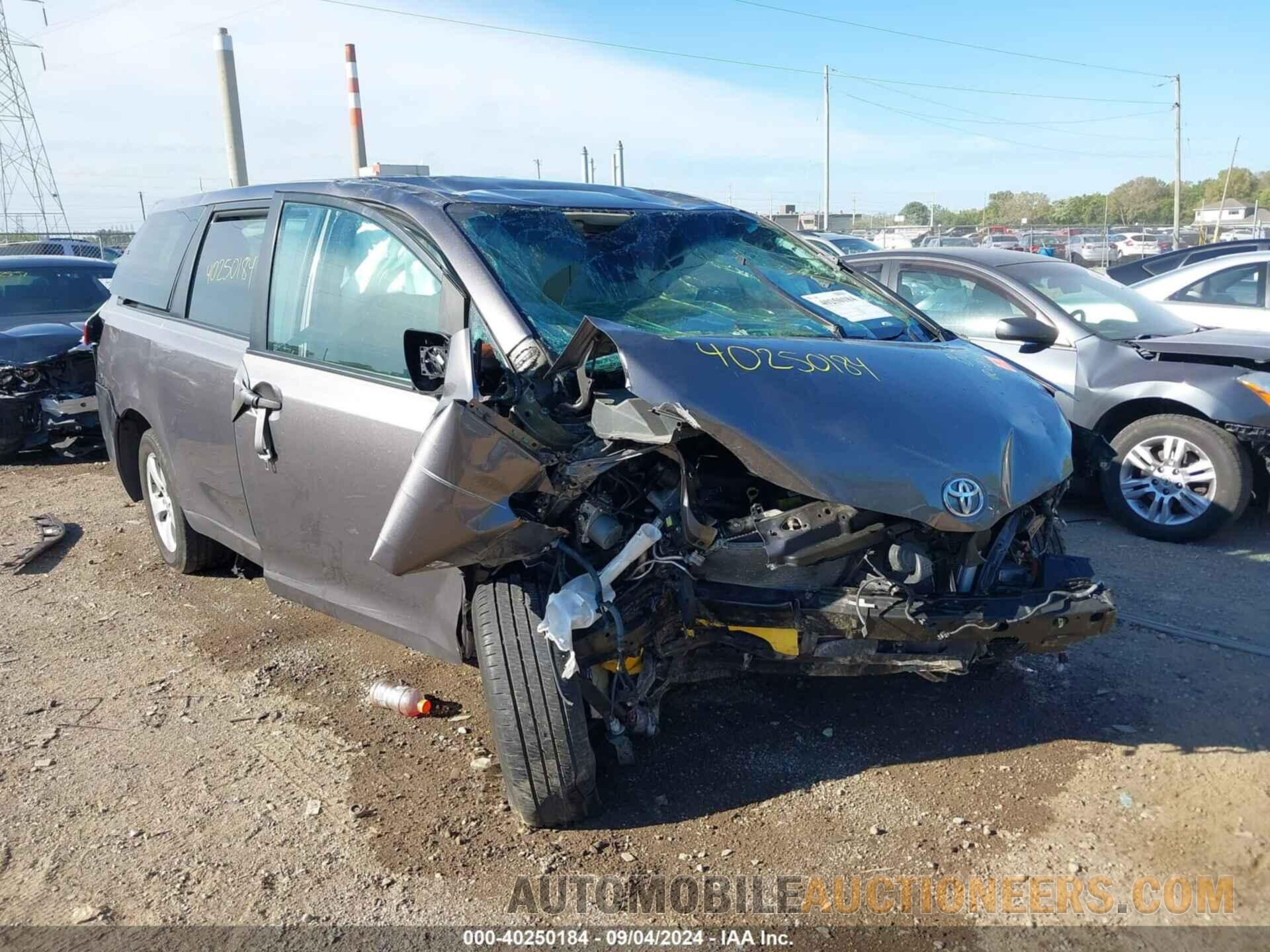 5TDZK3DC8GS725330 TOYOTA SIENNA 2016