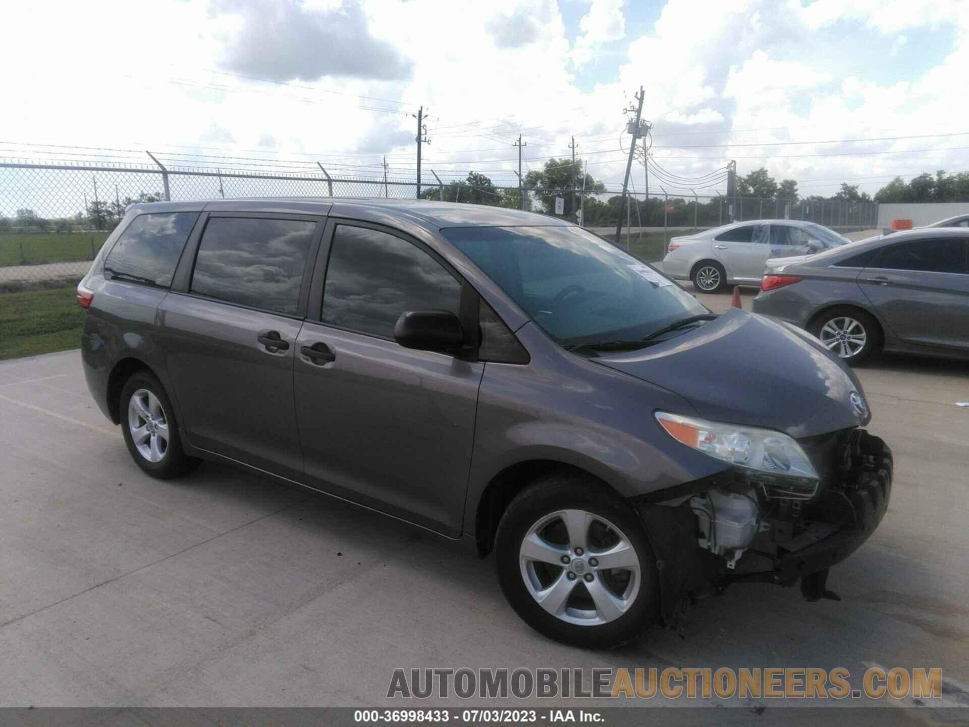 5TDZK3DC9GS740032 TOYOTA SIENNA 2016