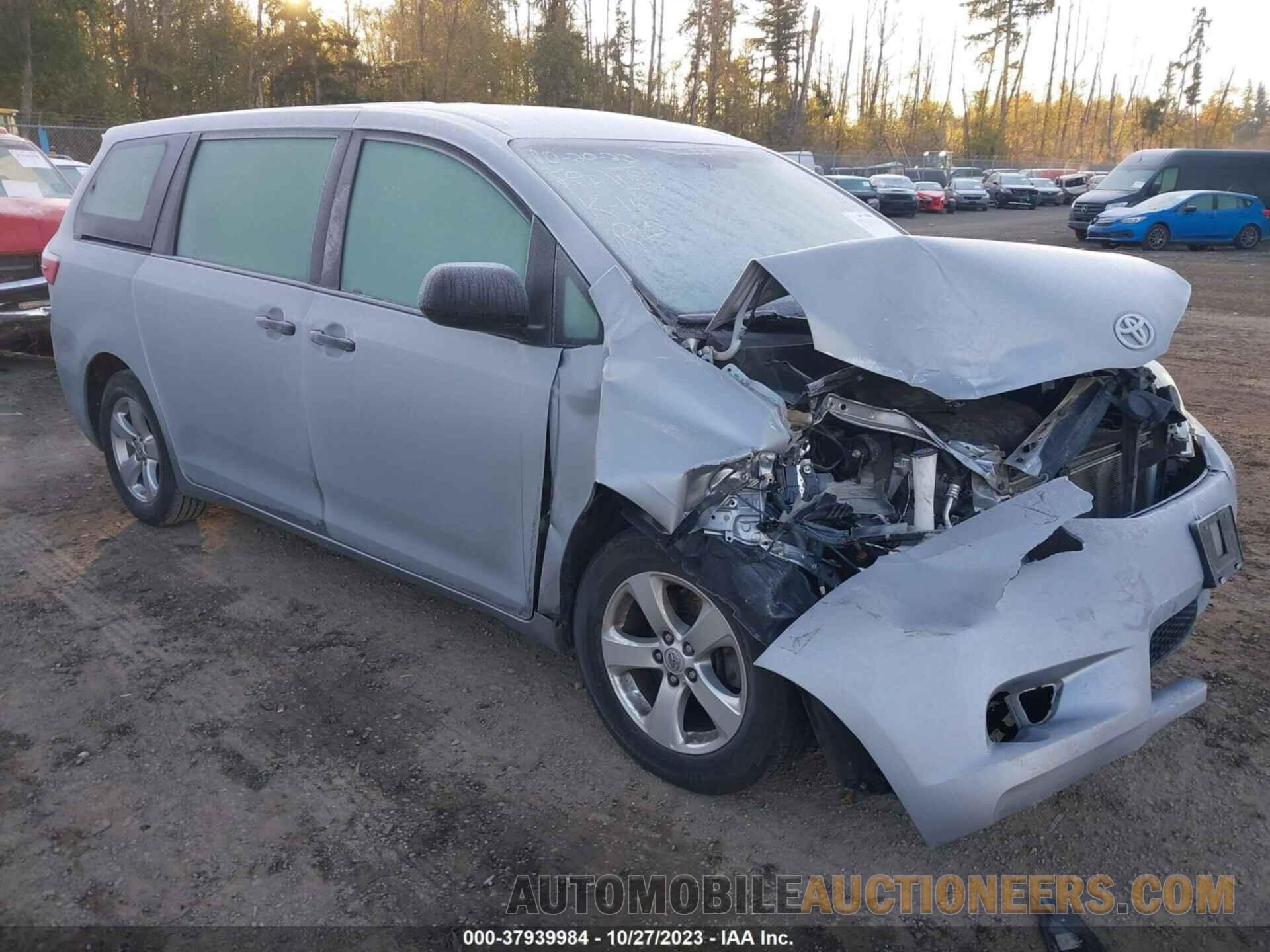 5TDZK3DC9GS747238 TOYOTA SIENNA 2016