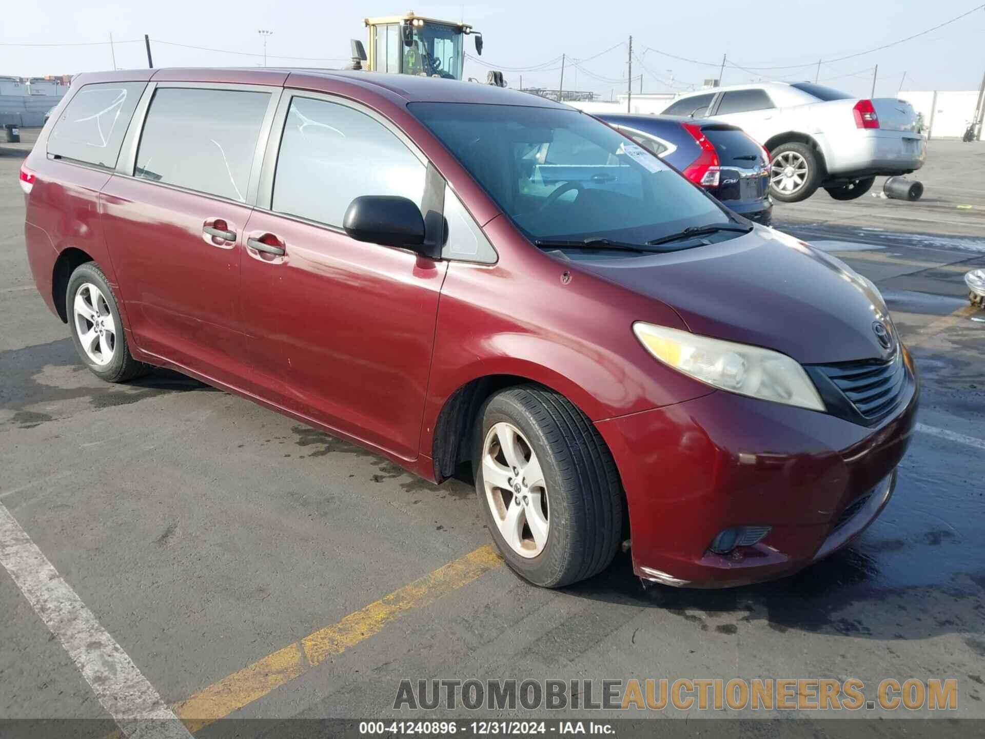 5TDZK3DCXBS157316 TOYOTA SIENNA 2011