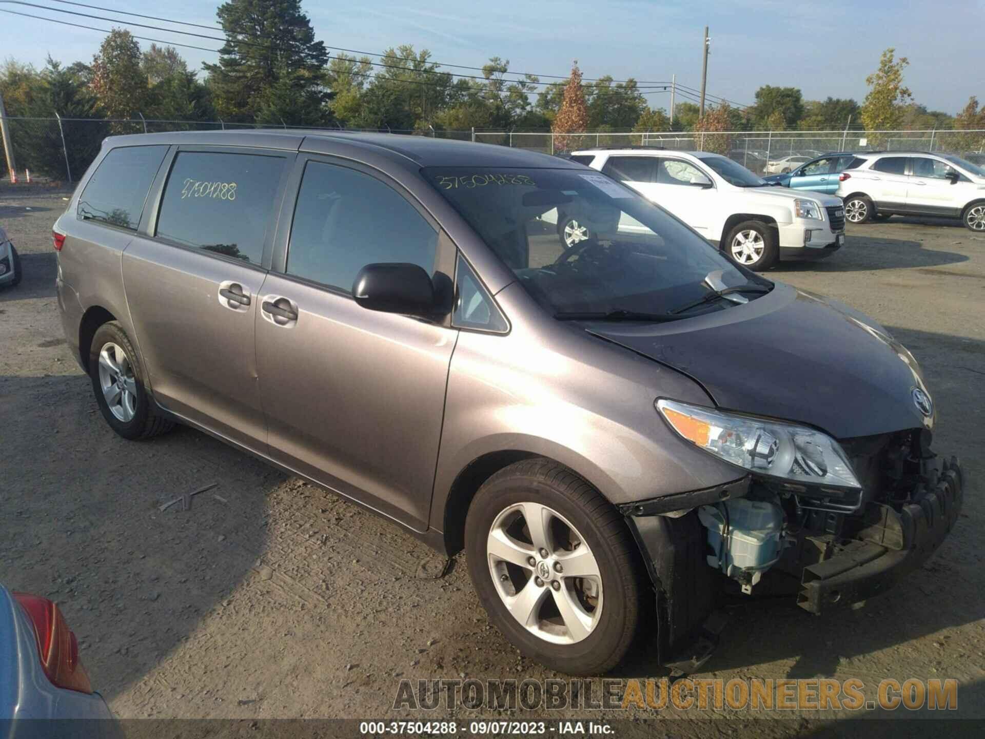 5TDZK3DCXFS591581 TOYOTA SIENNA 2015