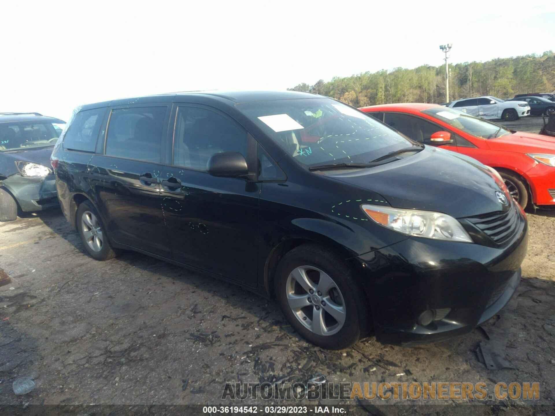 5TDZK3DCXFS592794 TOYOTA SIENNA 2015