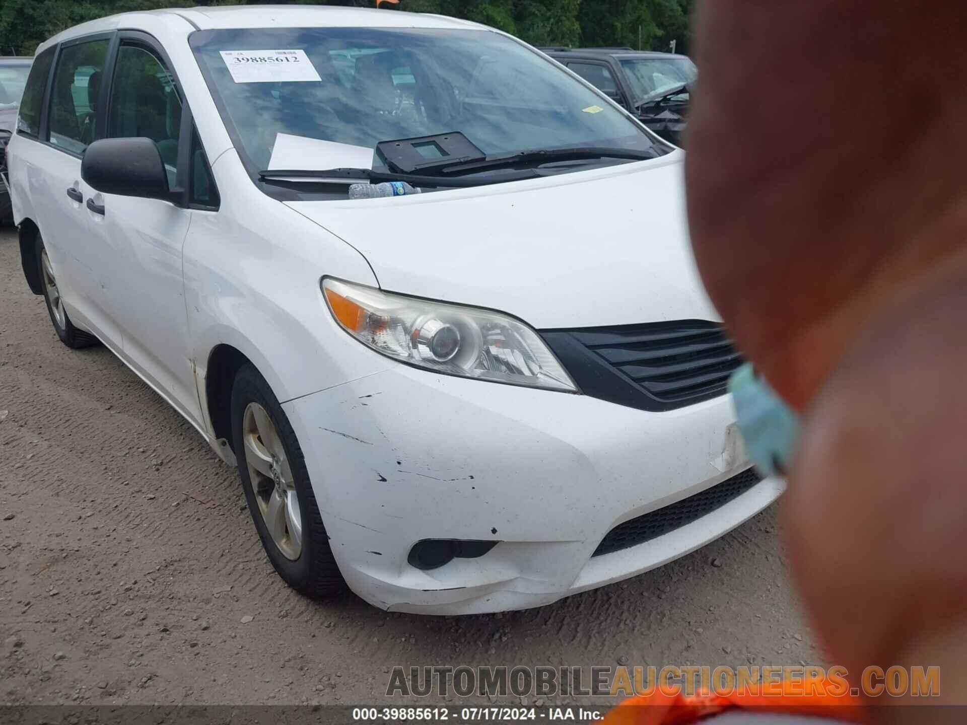 5TDZK3DCXGS737057 TOYOTA SIENNA 2016