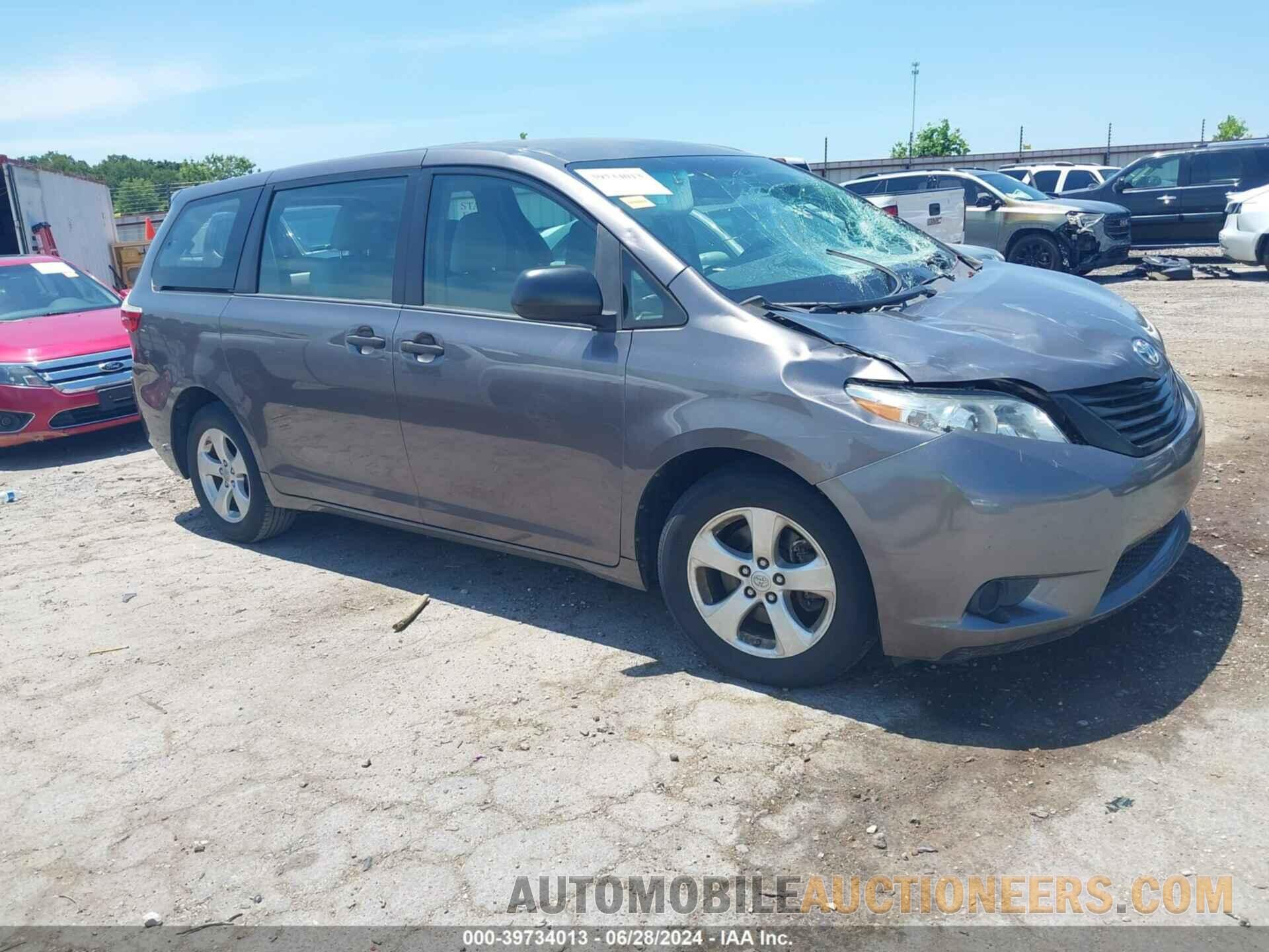 5TDZK3DCXGS757017 TOYOTA SIENNA 2016