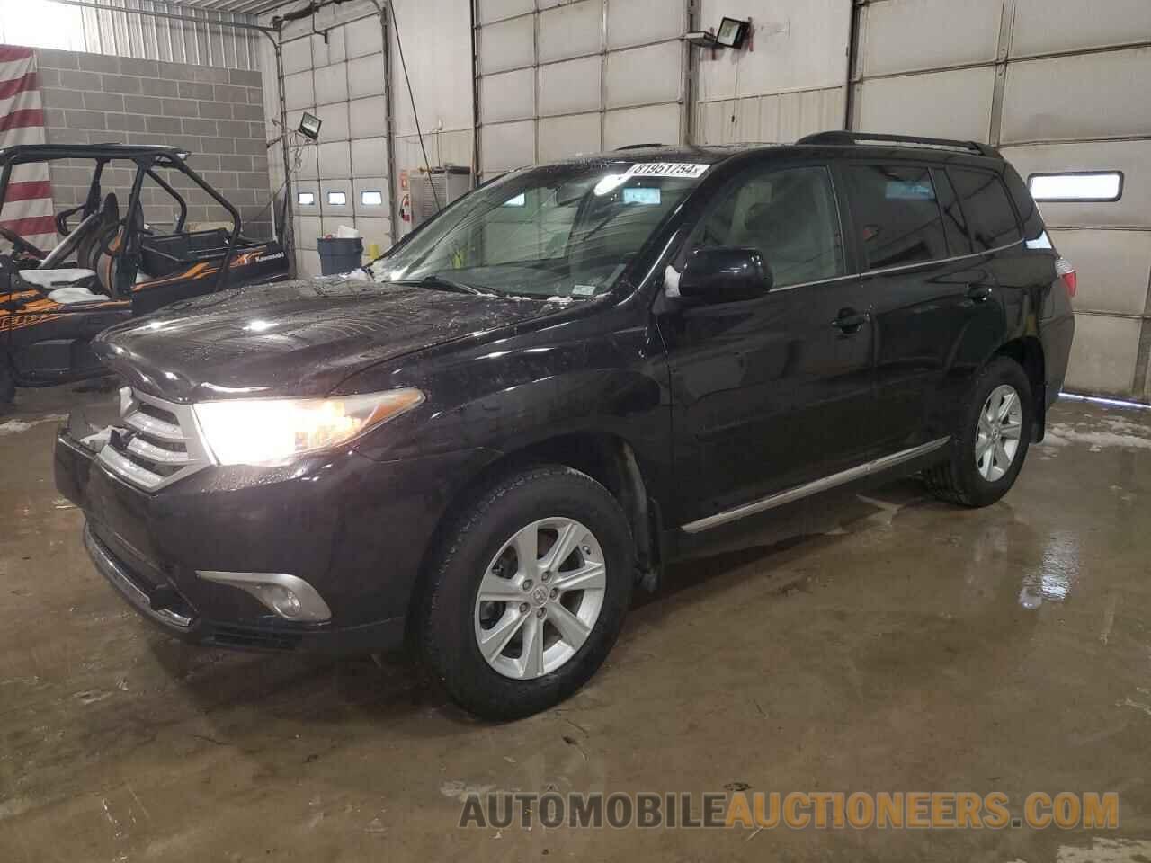 5TDZK3EH0DS103777 TOYOTA HIGHLANDER 2013