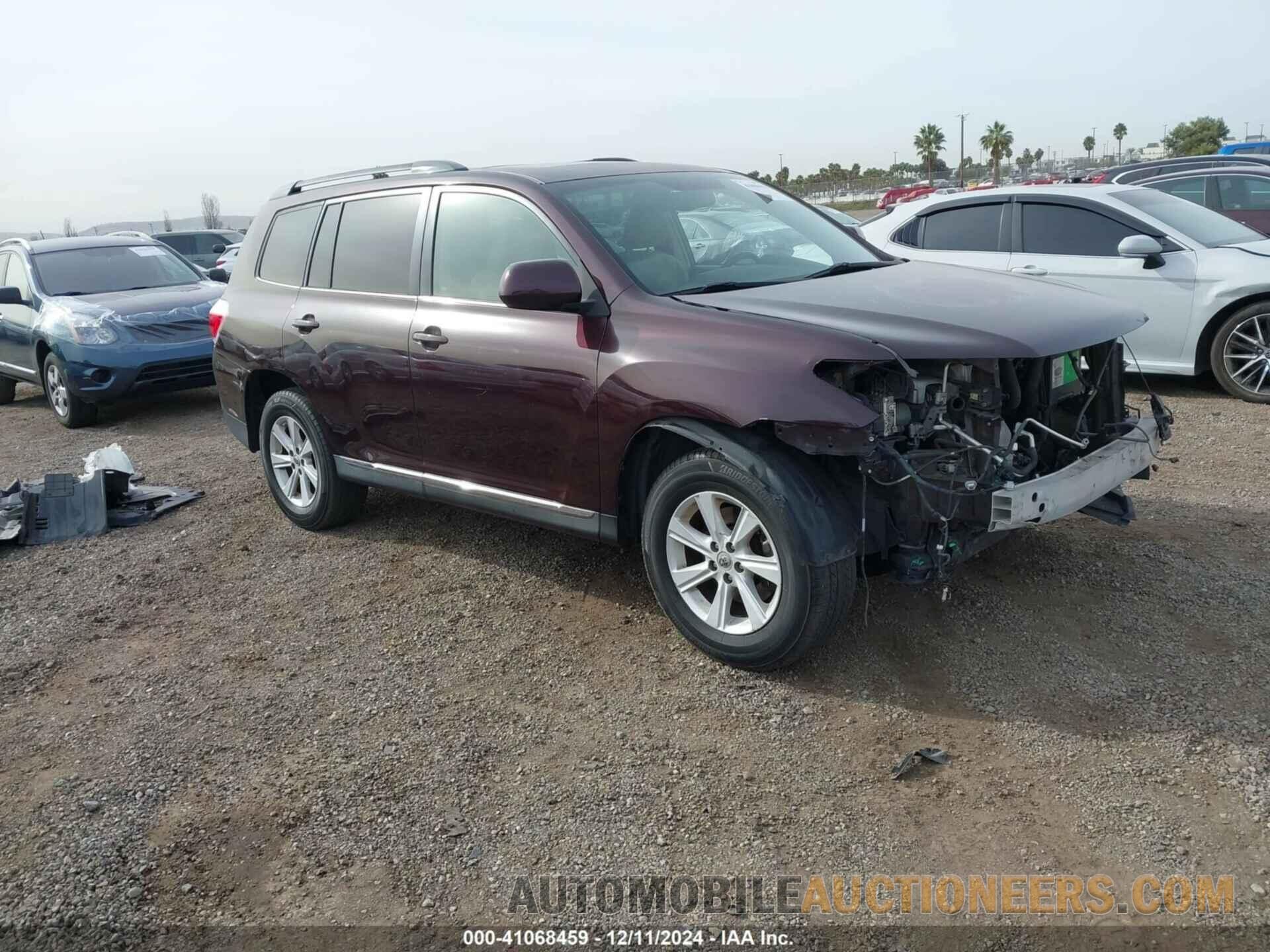 5TDZK3EH1DS113864 TOYOTA HIGHLANDER 2013