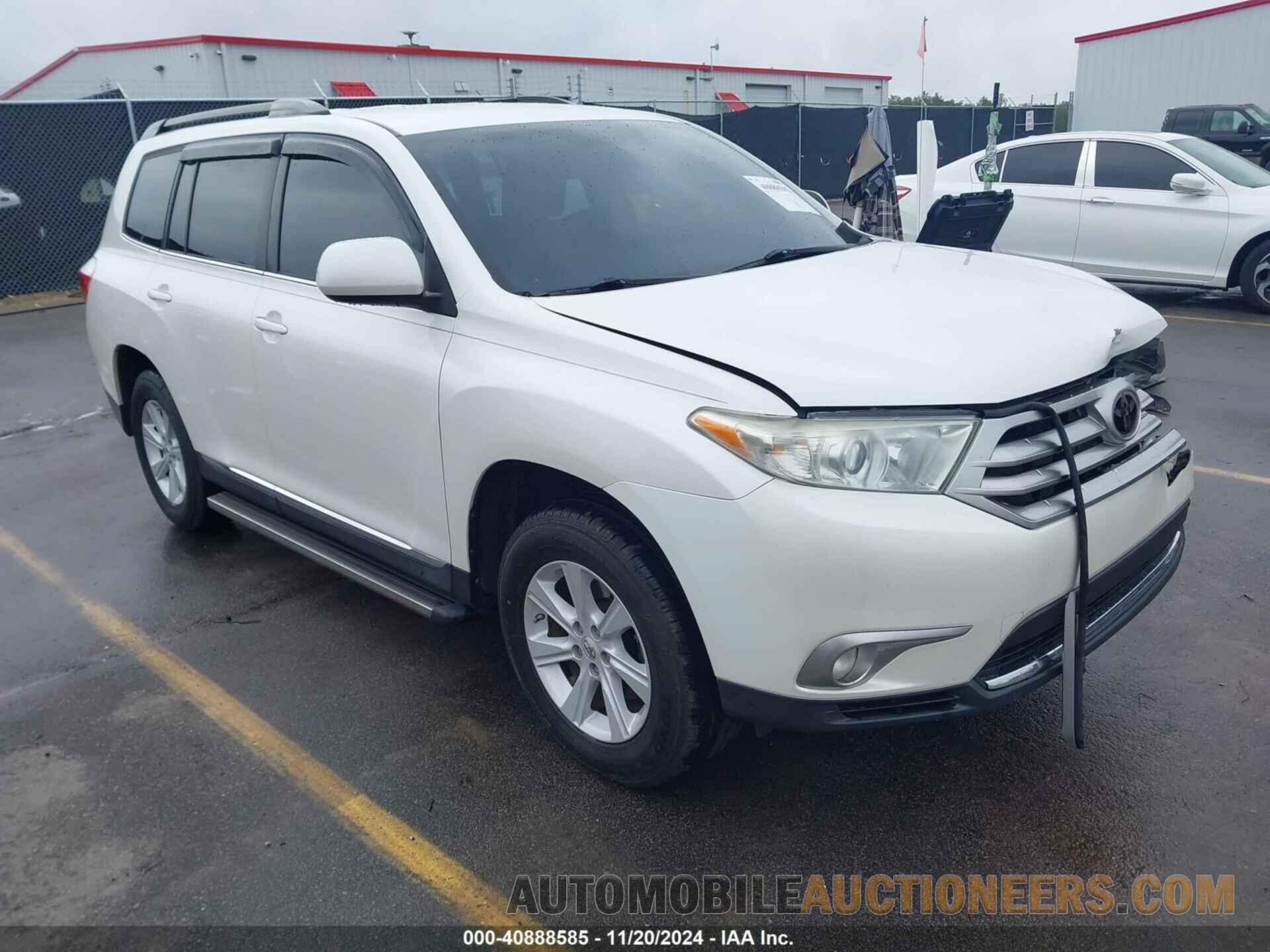 5TDZK3EH2DS091132 TOYOTA HIGHLANDER 2013