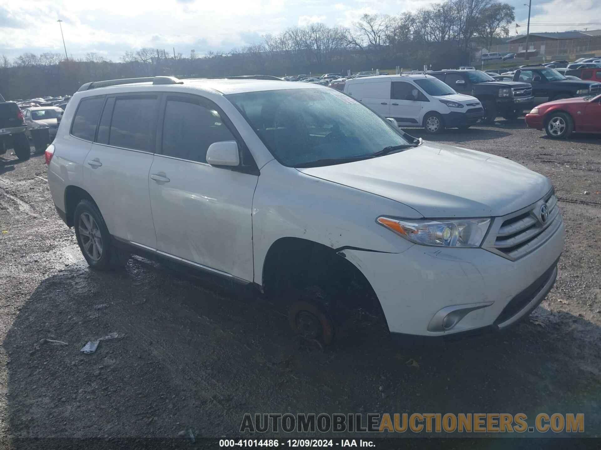 5TDZK3EH2DS102436 TOYOTA HIGHLANDER 2013