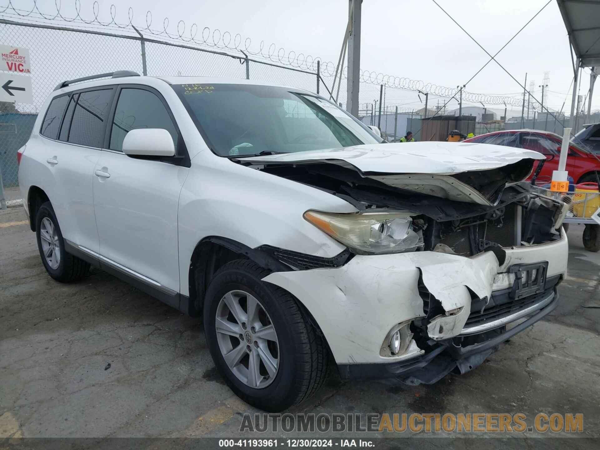 5TDZK3EH4DS108898 TOYOTA HIGHLANDER 2013