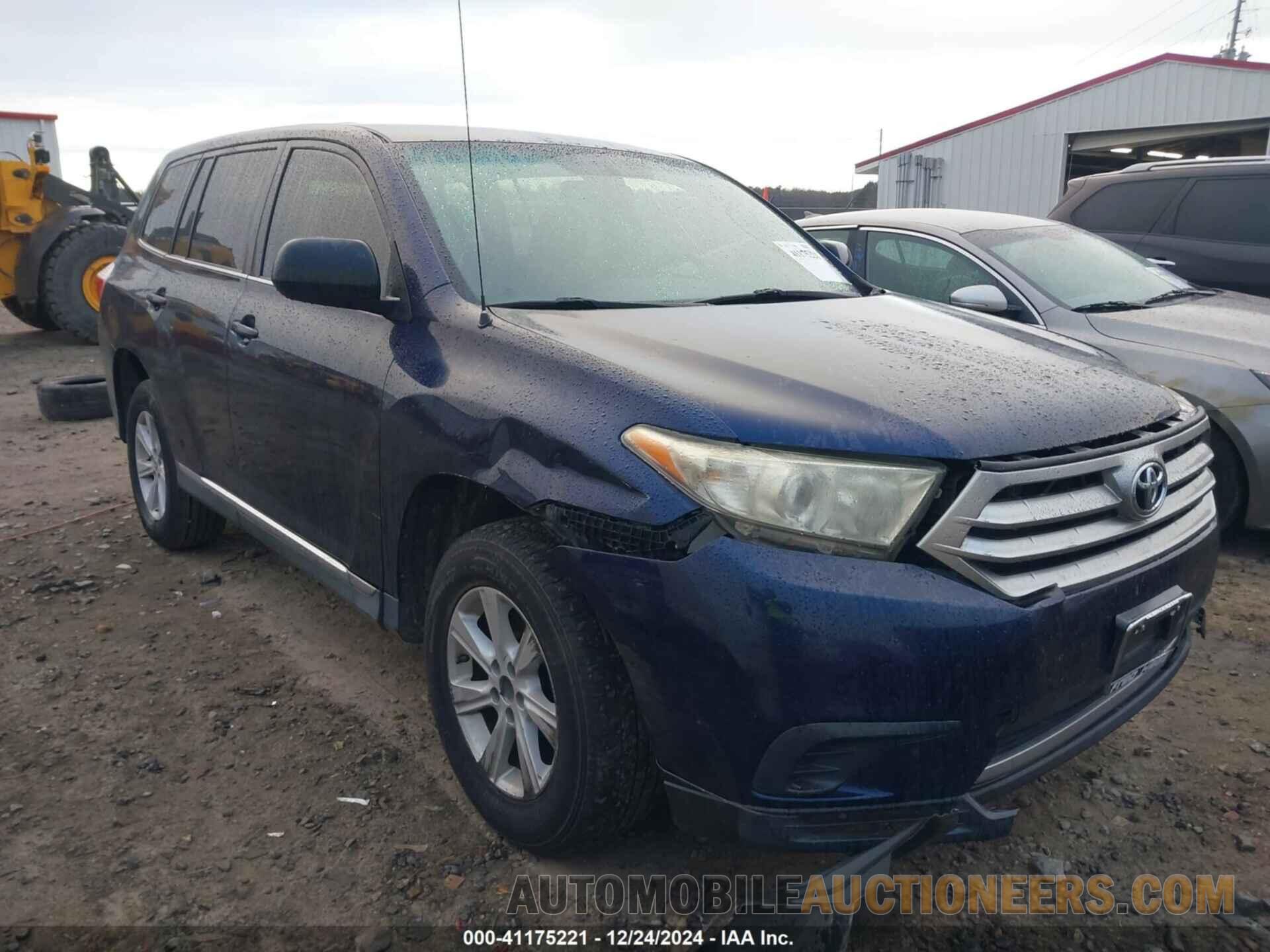 5TDZK3EH5CS069687 TOYOTA HIGHLANDER 2012