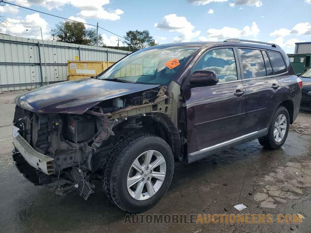 5TDZK3EH5CS075019 TOYOTA HIGHLANDER 2012