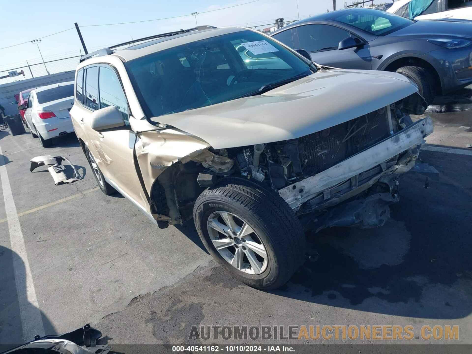 5TDZK3EH5CS085243 TOYOTA HIGHLANDER 2012