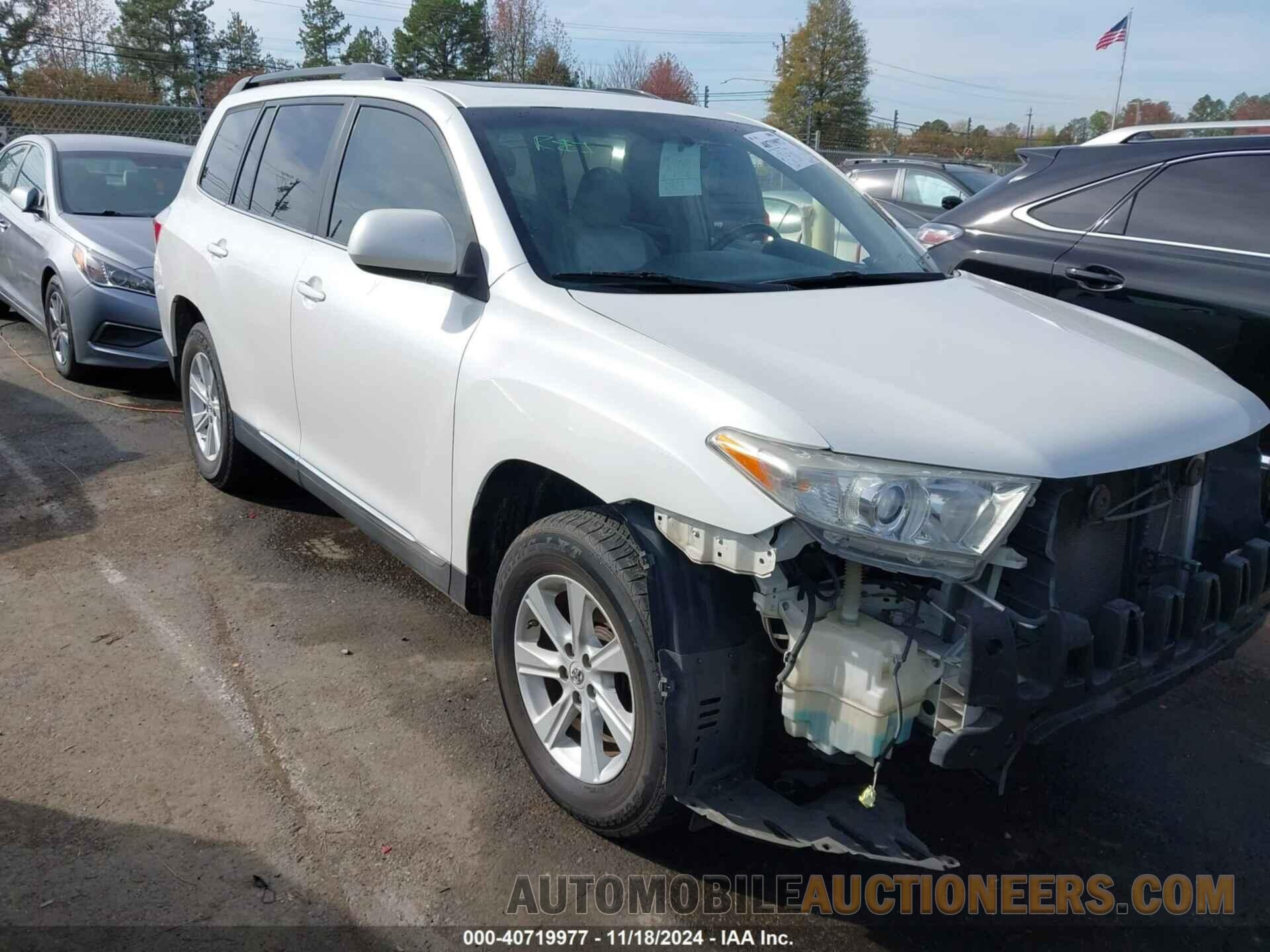 5TDZK3EH5DS092629 TOYOTA HIGHLANDER 2013