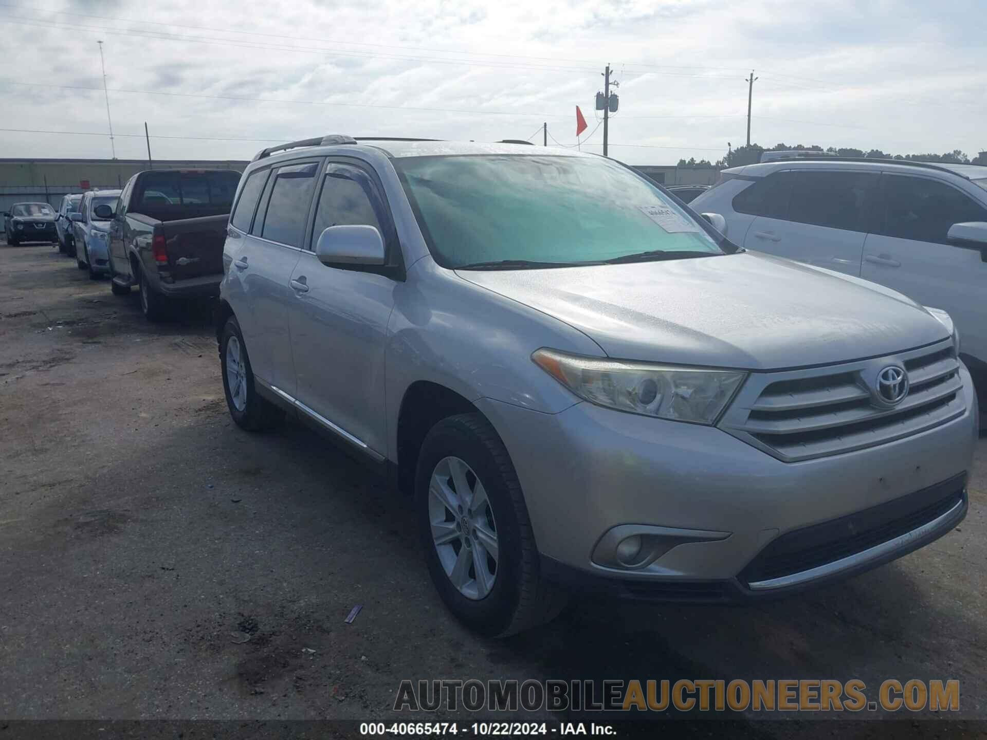 5TDZK3EH5DS118209 TOYOTA HIGHLANDER 2013