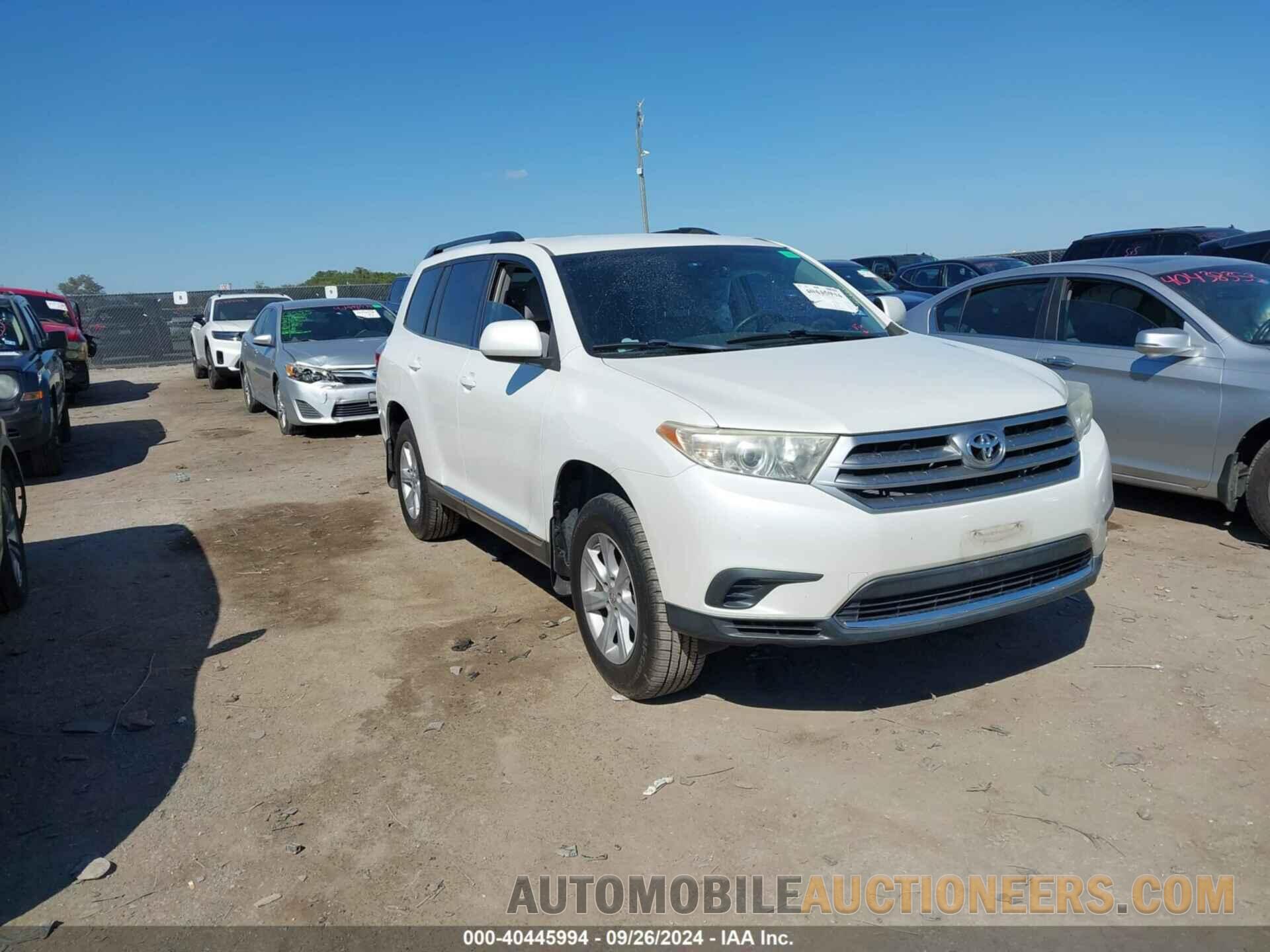 5TDZK3EH5DS120087 TOYOTA HIGHLANDER 2013