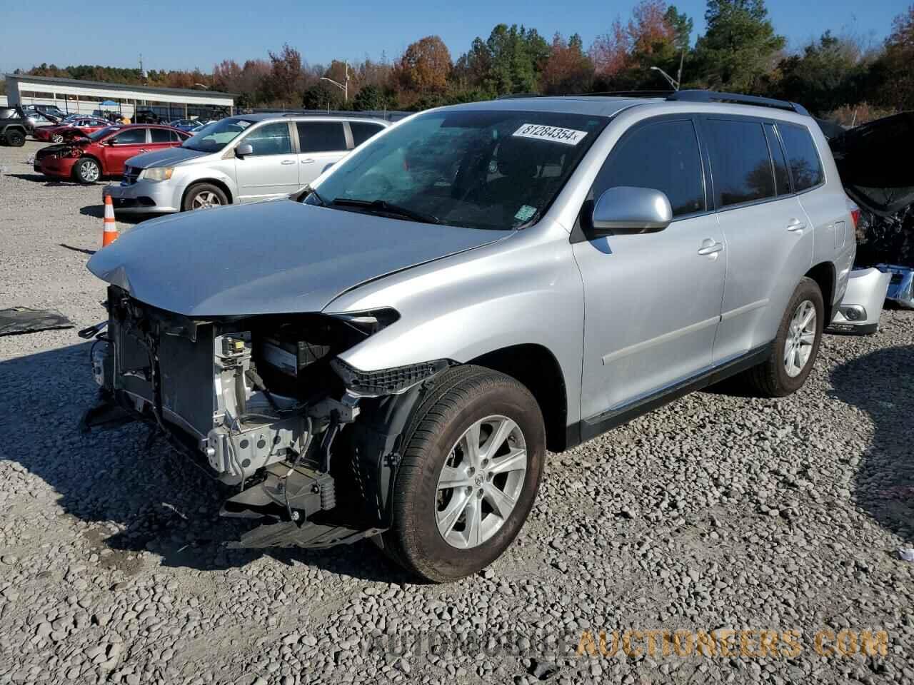 5TDZK3EH6CS065468 TOYOTA HIGHLANDER 2012