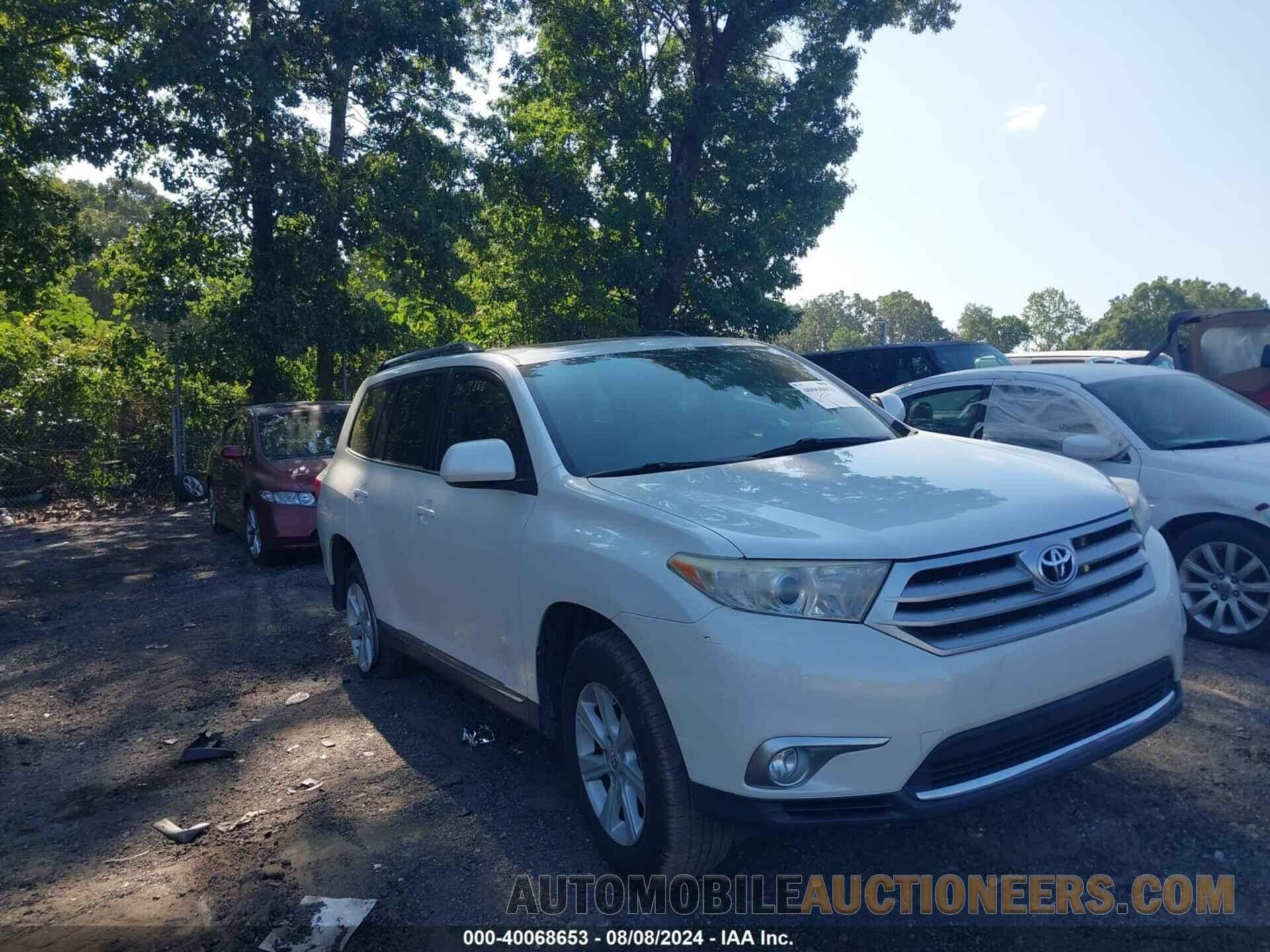 5TDZK3EH6CS080004 TOYOTA HIGHLANDER 2012