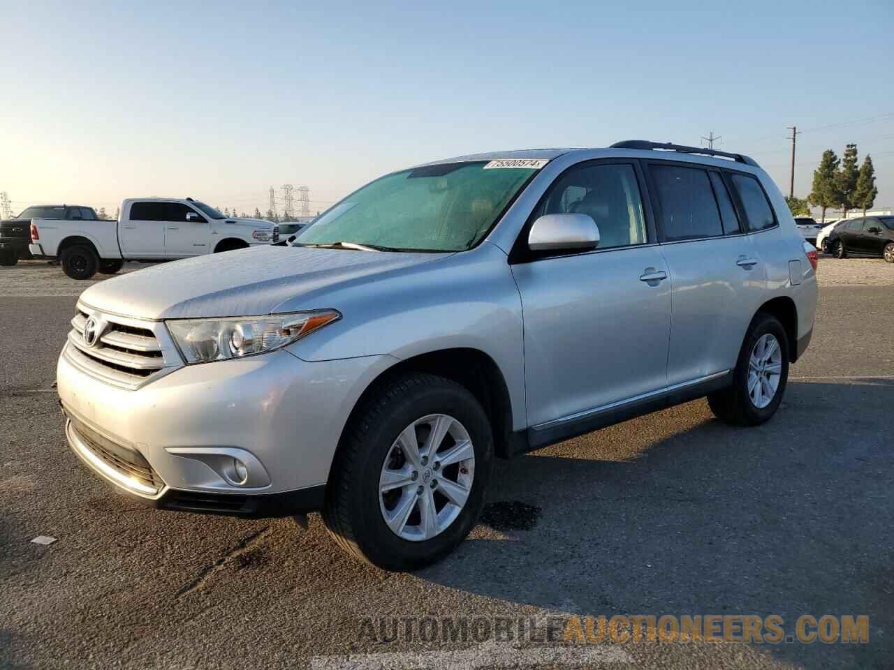 5TDZK3EH6CS080603 TOYOTA HIGHLANDER 2012