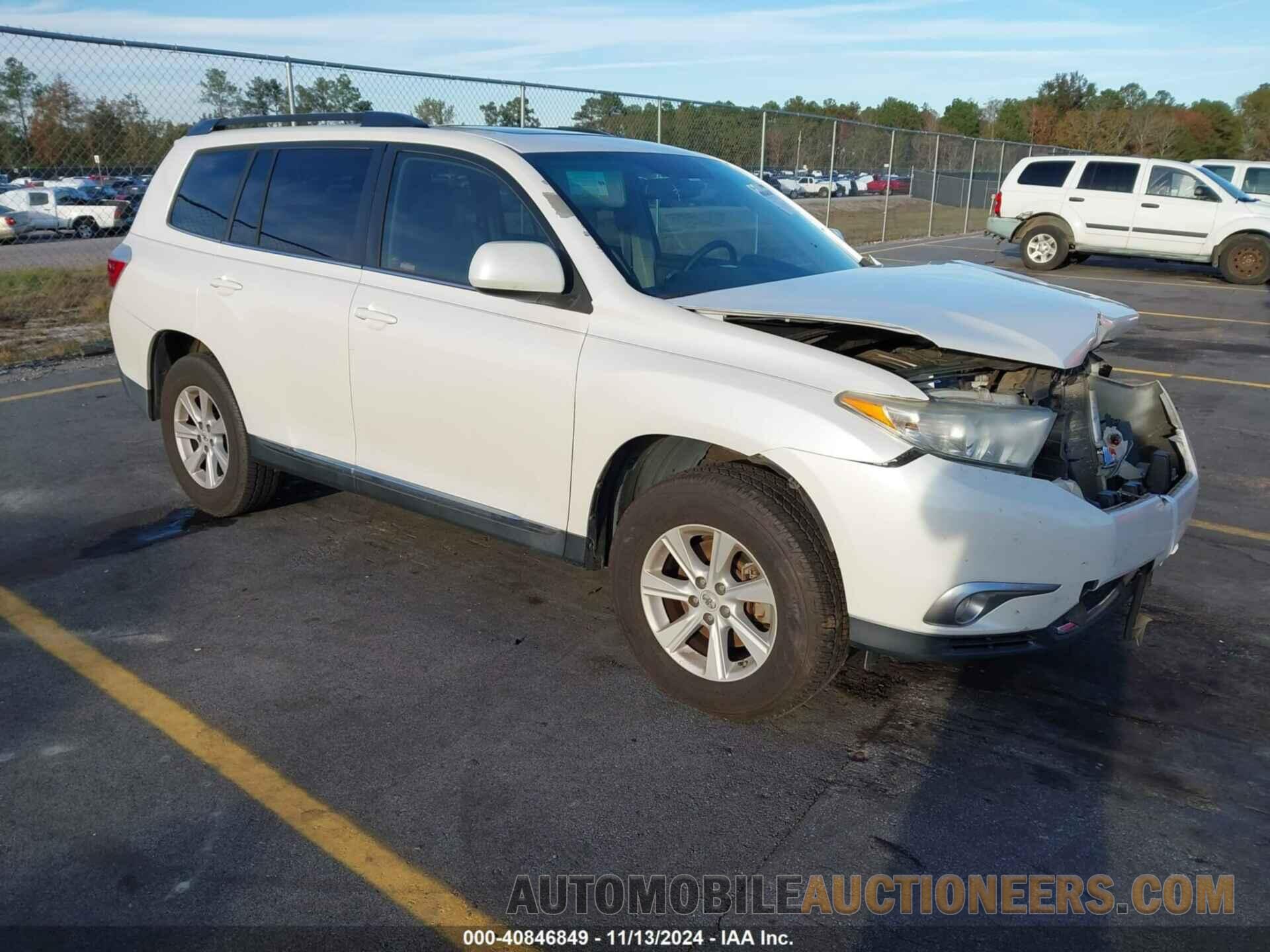 5TDZK3EH7CS084580 TOYOTA HIGHLANDER 2012