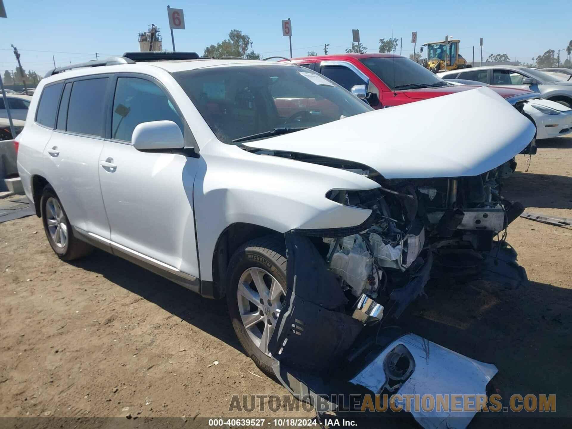 5TDZK3EH7DS097394 TOYOTA HIGHLANDER 2013