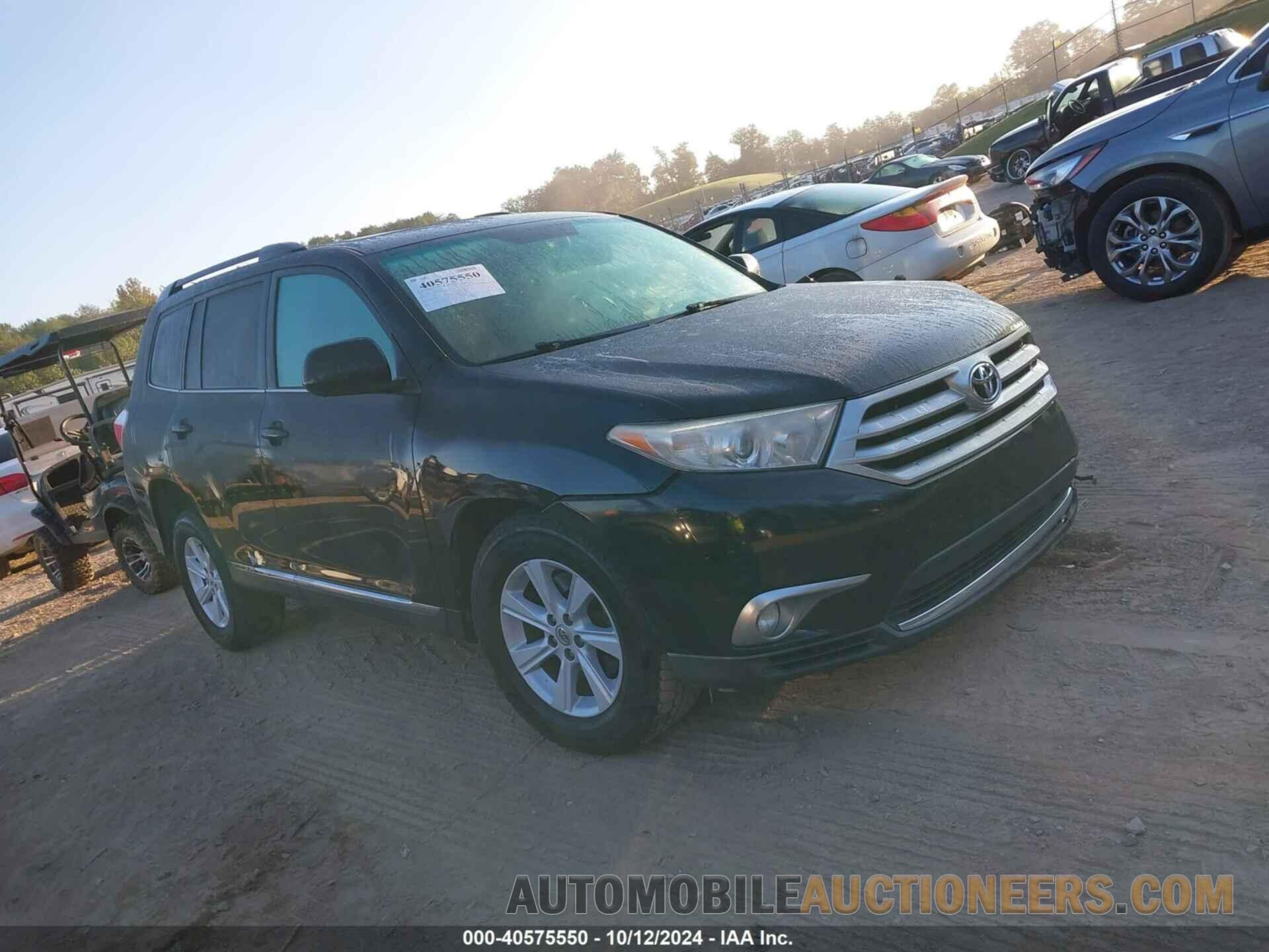 5TDZK3EH8CS053564 TOYOTA HIGHLANDER 2012