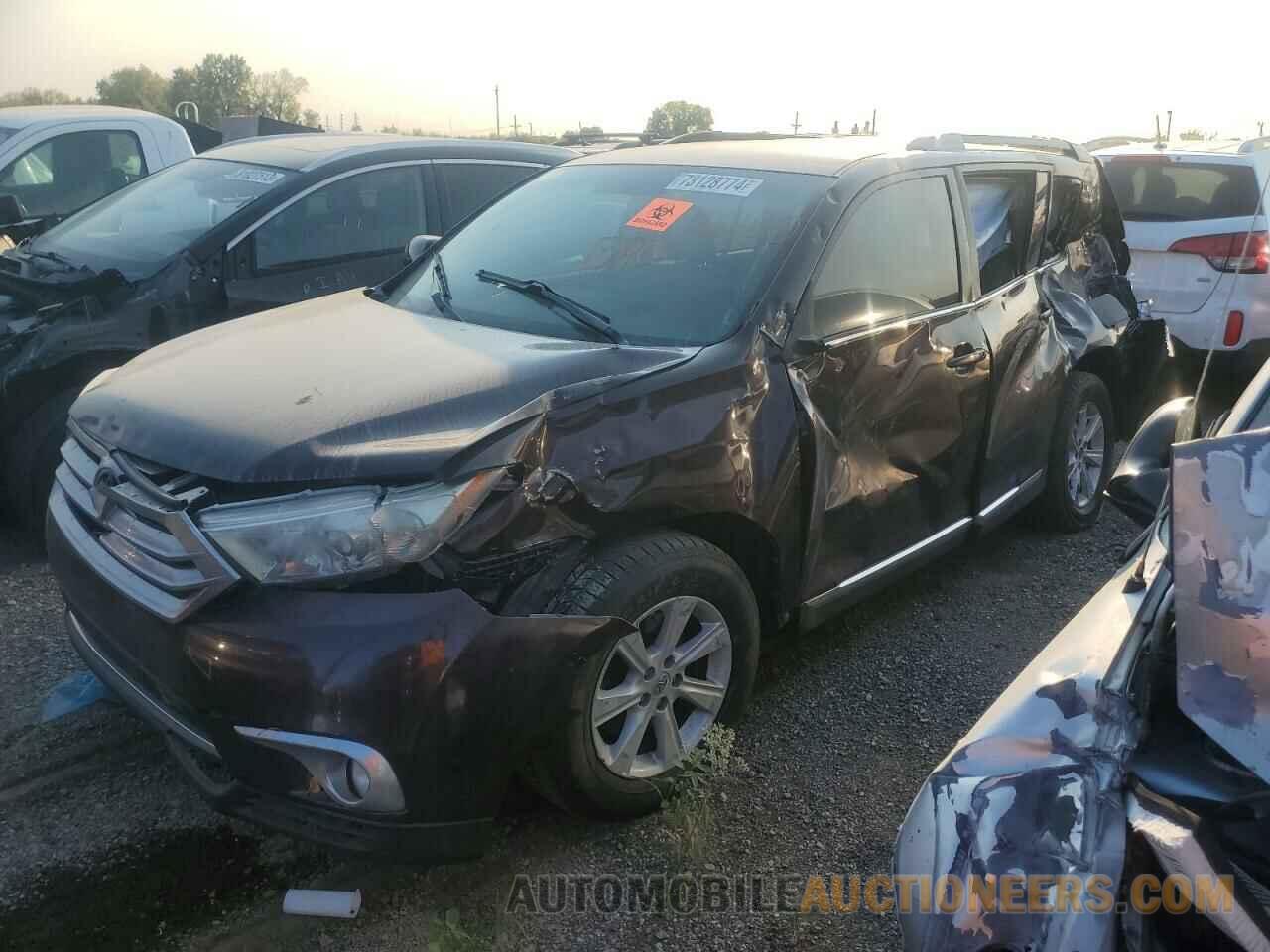 5TDZK3EH8CS066380 TOYOTA HIGHLANDER 2012