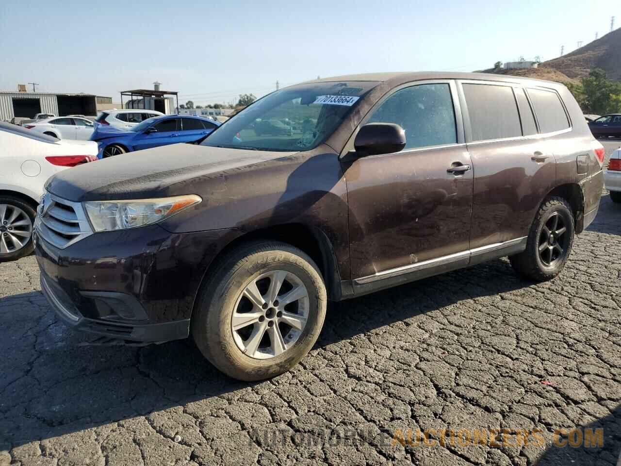 5TDZK3EH8DS113067 TOYOTA HIGHLANDER 2013