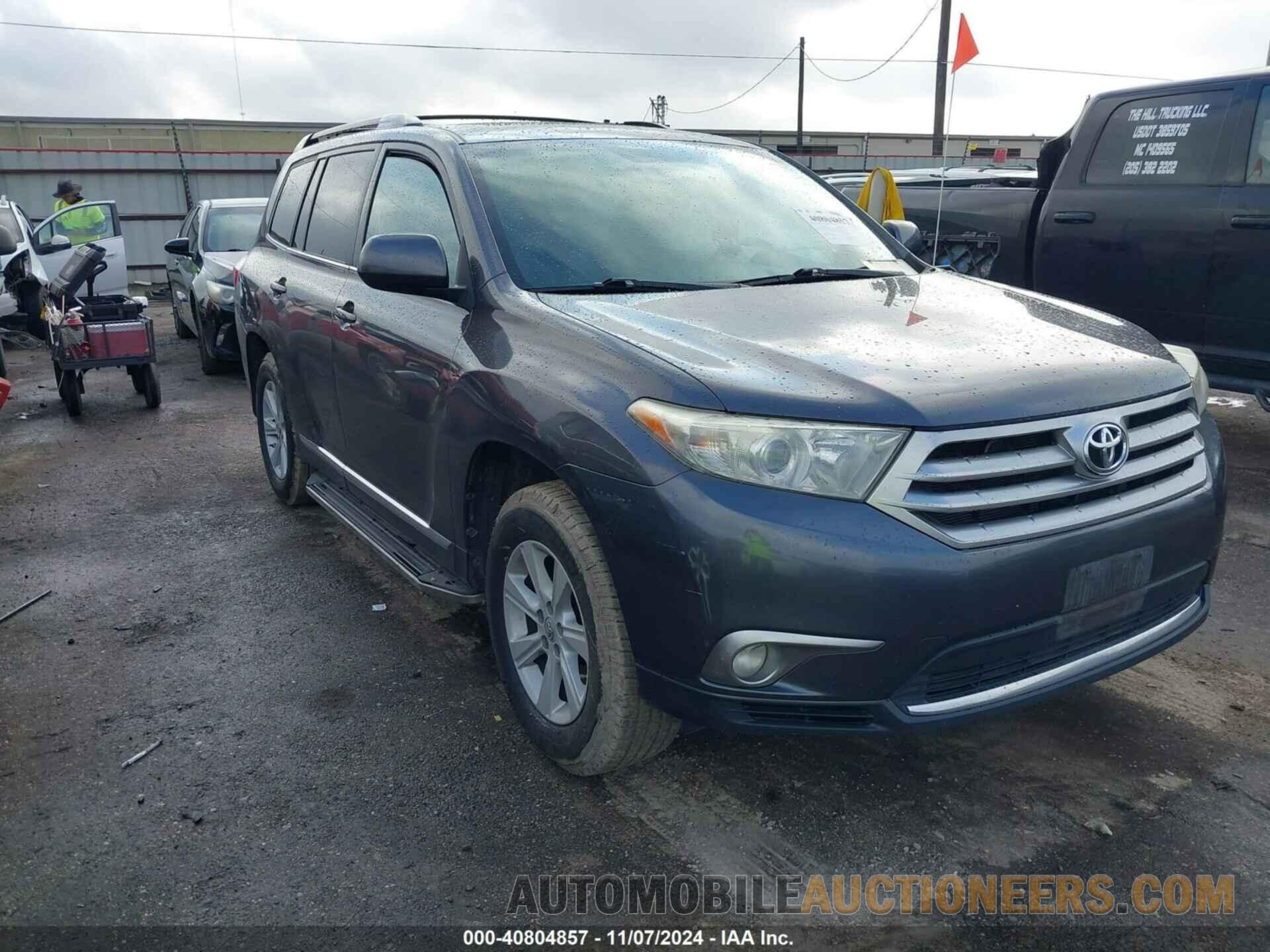 5TDZK3EH8DS117801 TOYOTA HIGHLANDER 2013