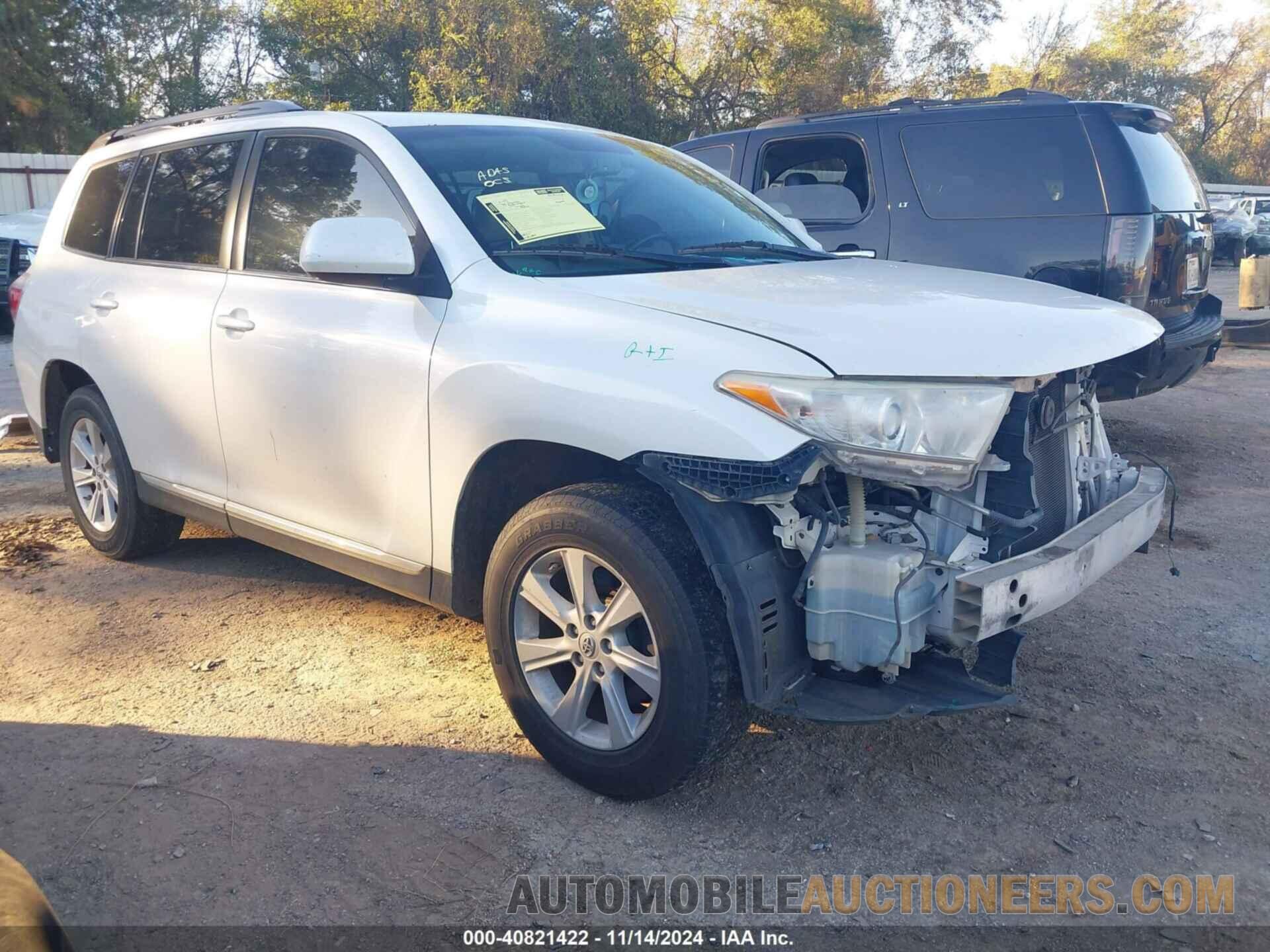 5TDZK3EH8DS133058 TOYOTA HIGHLANDER 2013