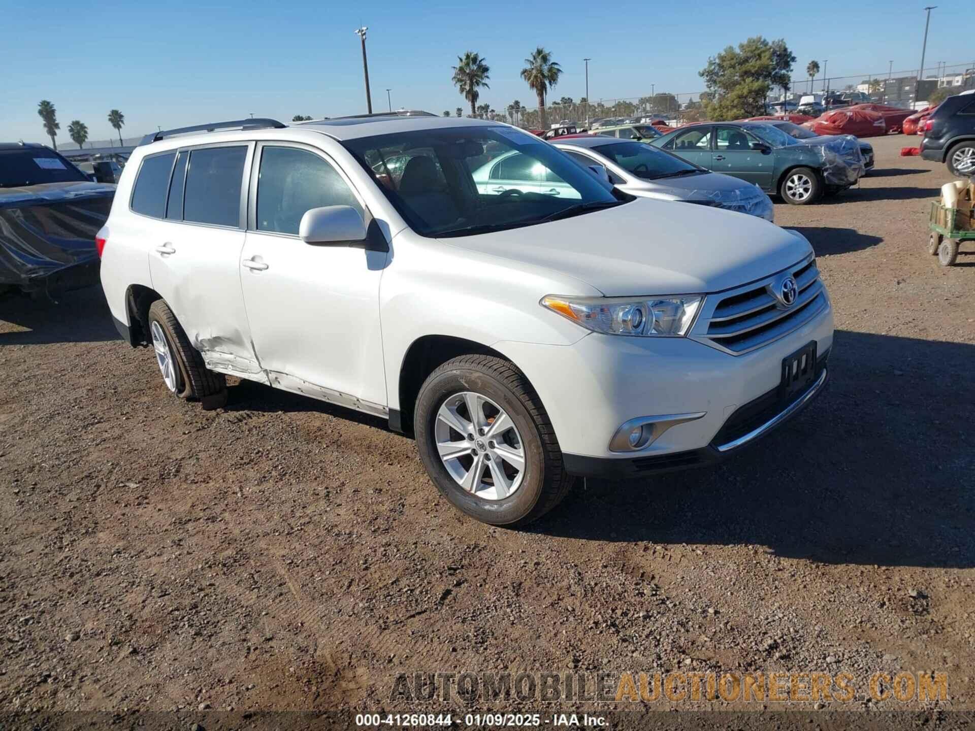 5TDZK3EH9BS039123 TOYOTA HIGHLANDER 2011