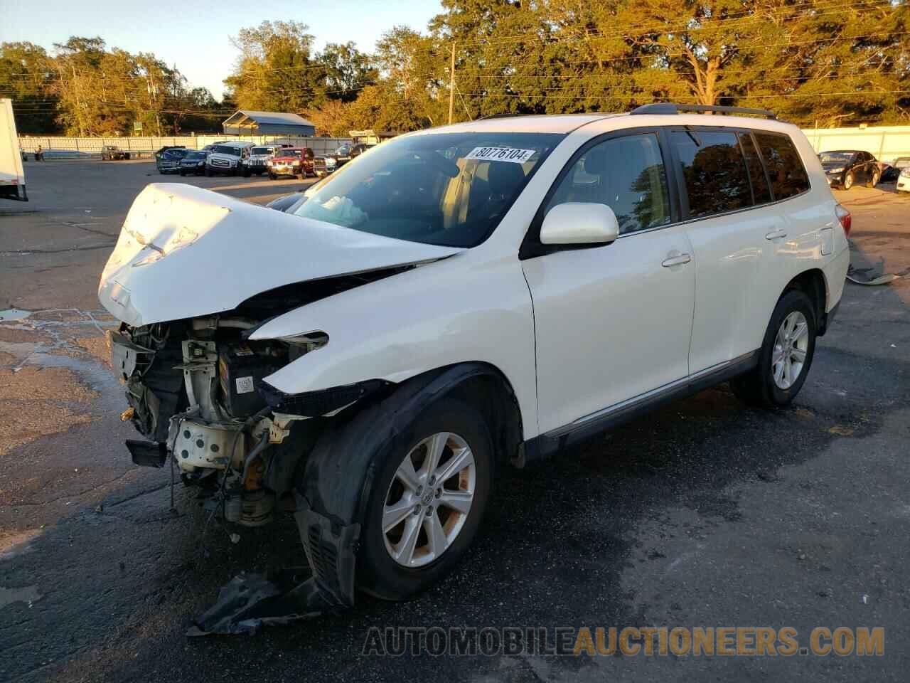 5TDZK3EH9CS058224 TOYOTA HIGHLANDER 2012