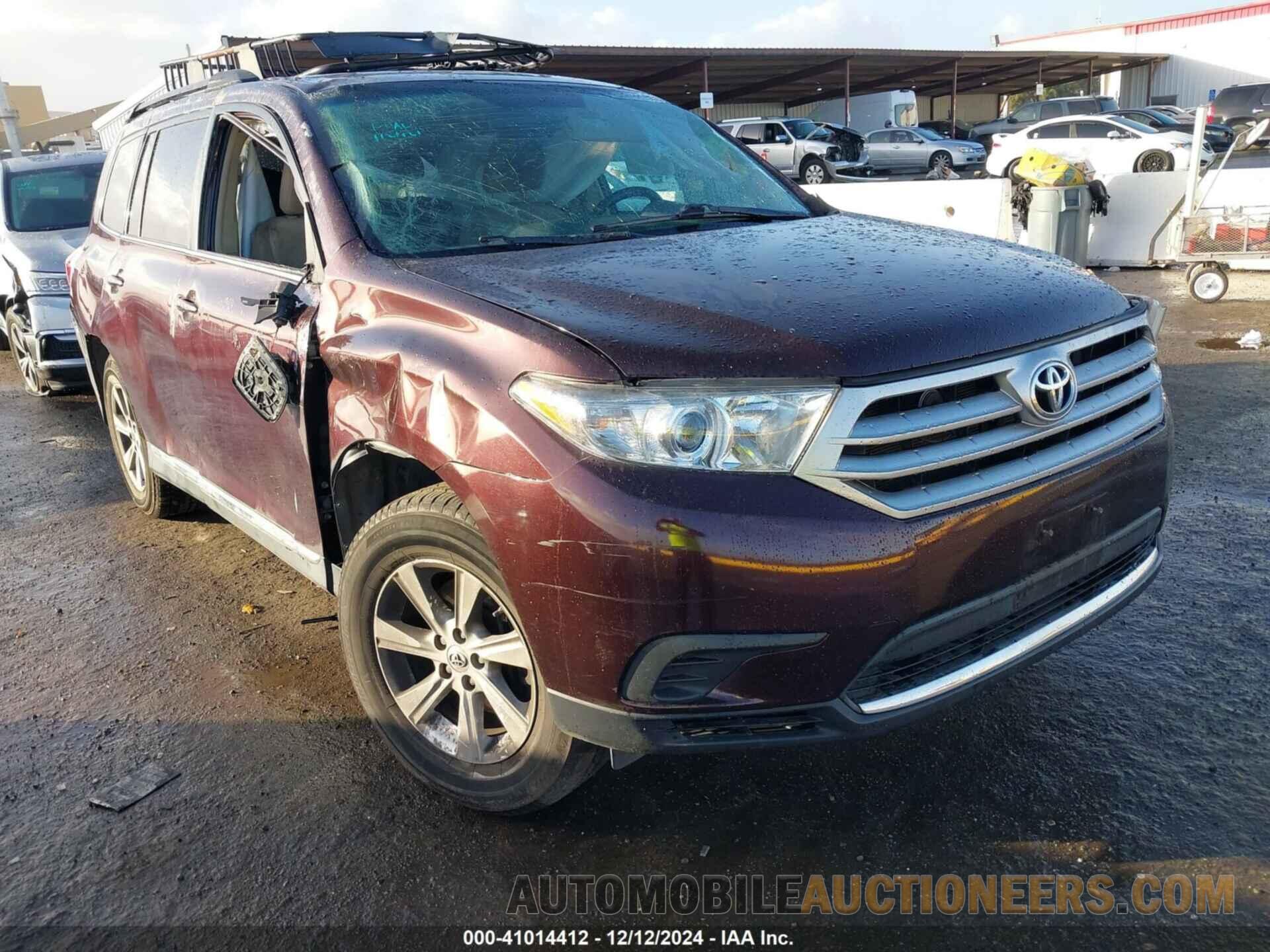 5TDZK3EH9DS132971 TOYOTA HIGHLANDER 2013