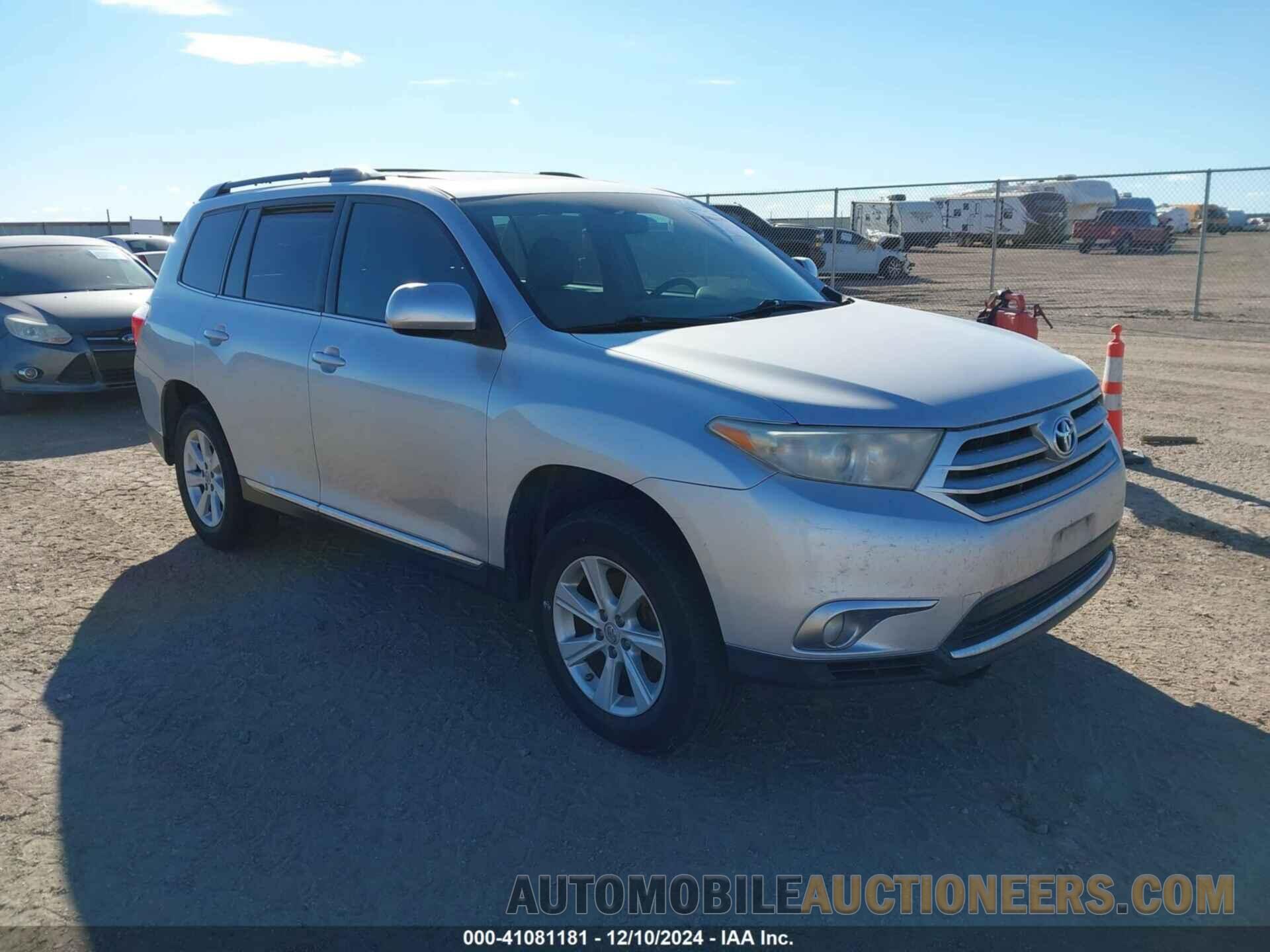 5TDZK3EHXCS082306 TOYOTA HIGHLANDER 2012