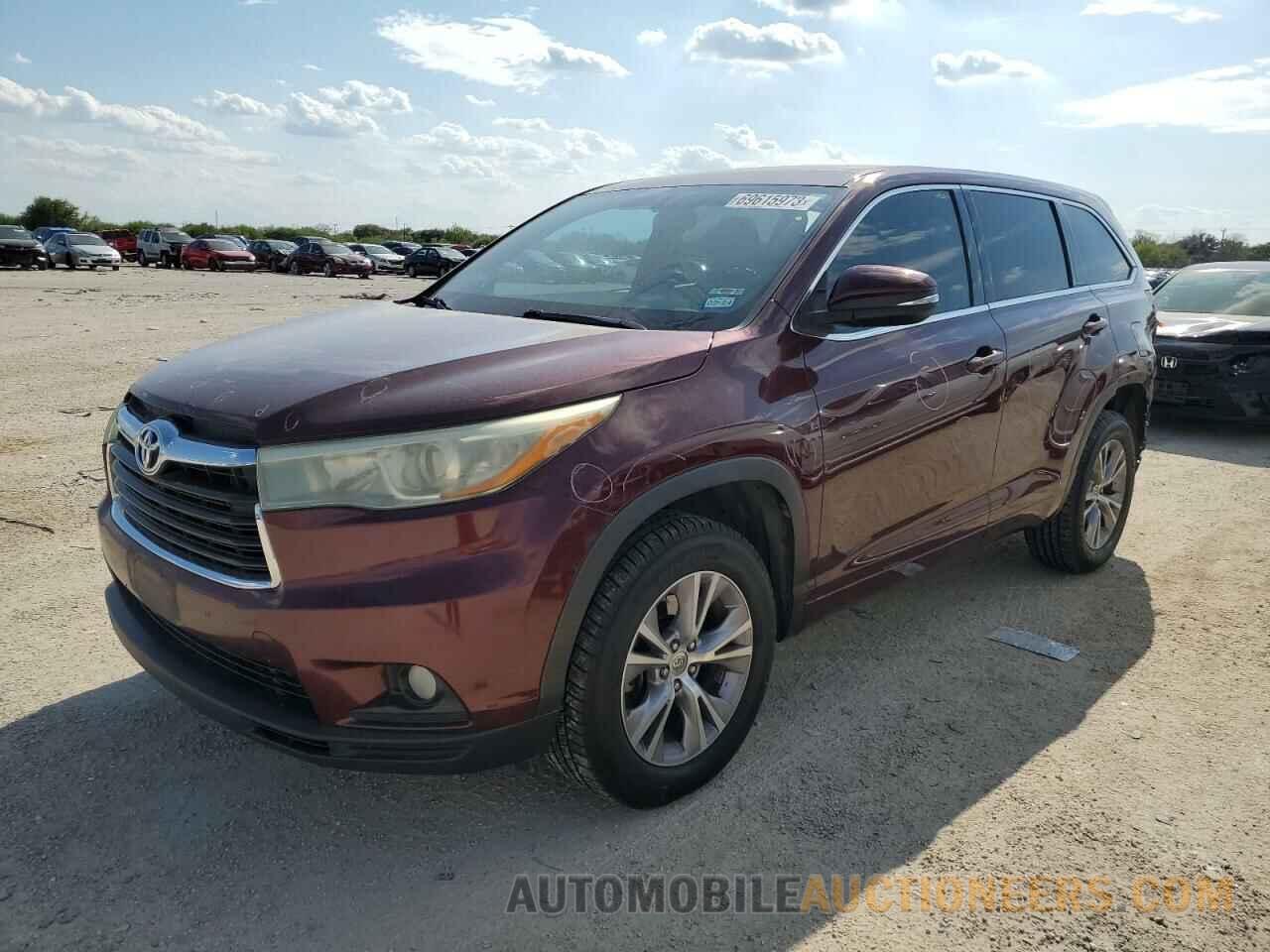 5TDZKRFH0FS079100 TOYOTA HIGHLANDER 2015