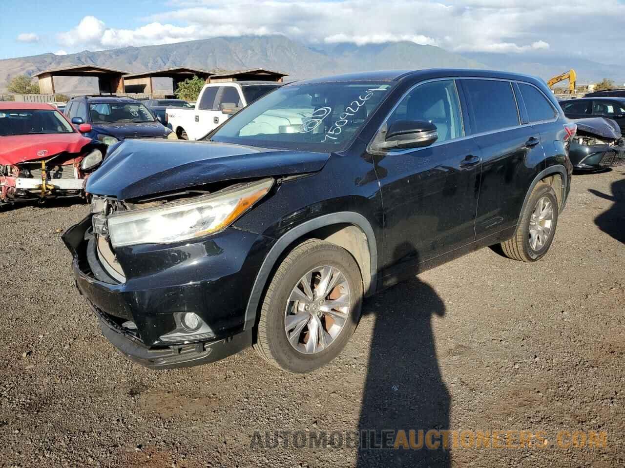 5TDZKRFH0FS079839 TOYOTA HIGHLANDER 2015