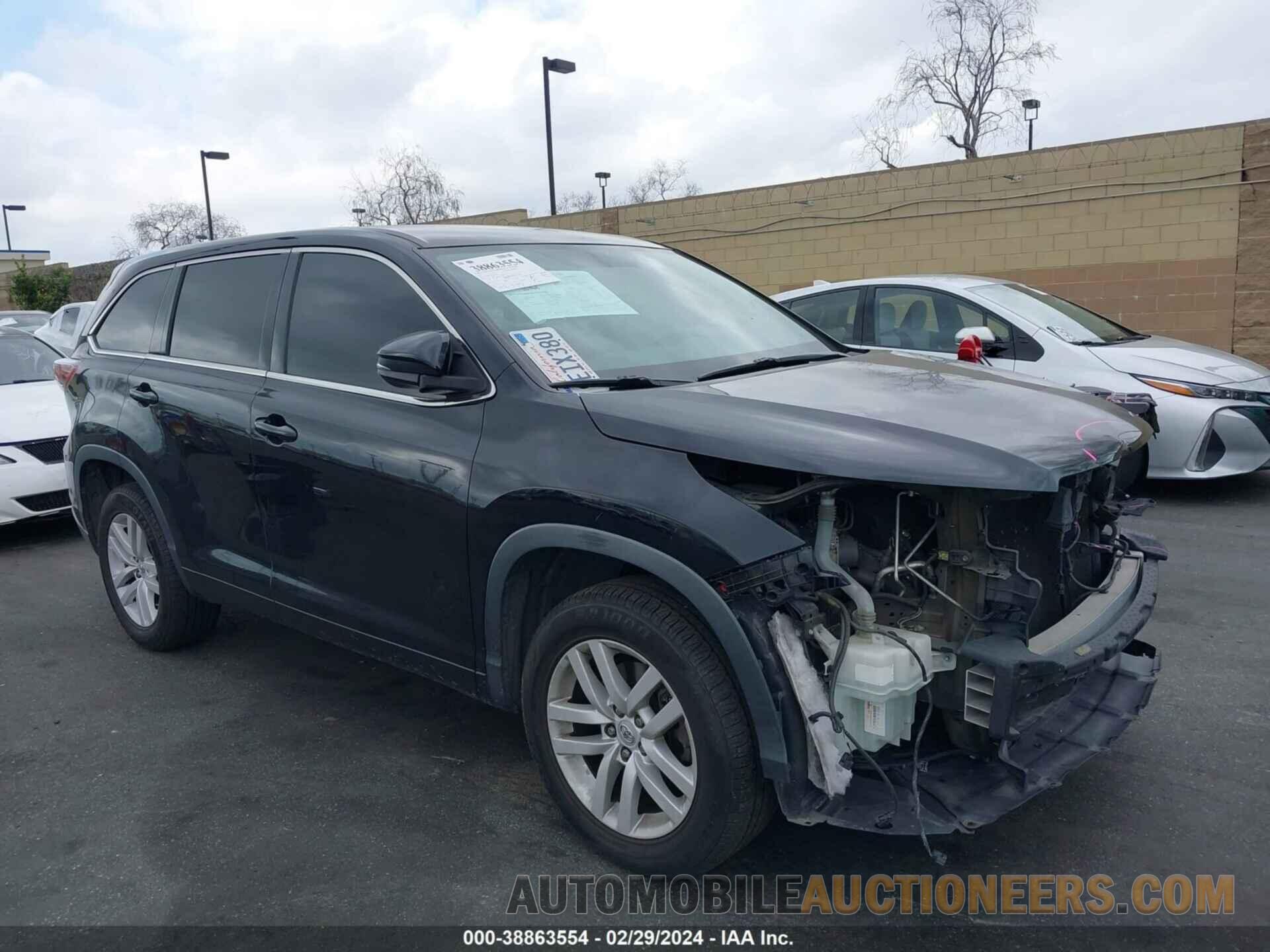 5TDZKRFH0FS094504 TOYOTA HIGHLANDER 2015