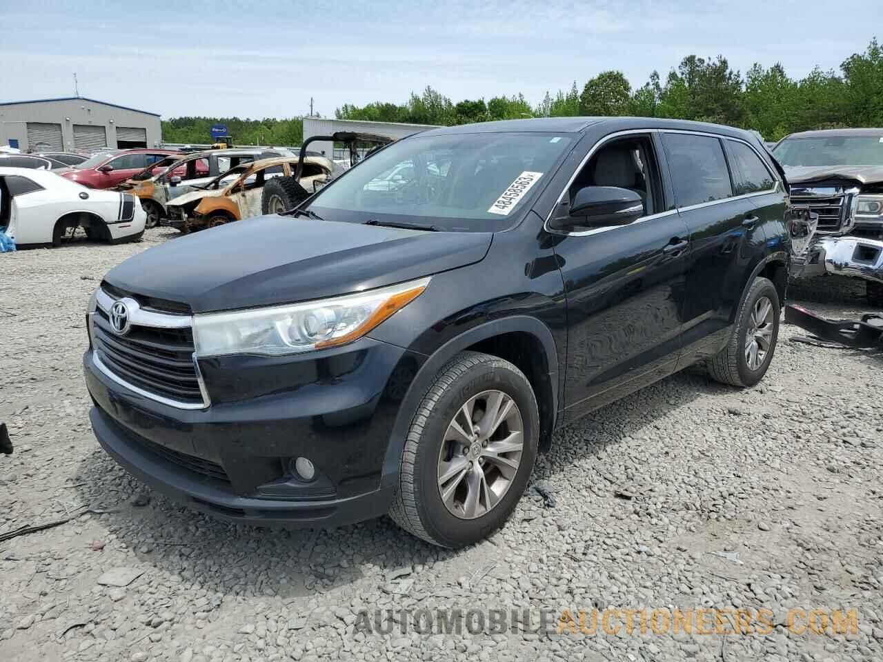 5TDZKRFH0FS100687 TOYOTA HIGHLANDER 2015