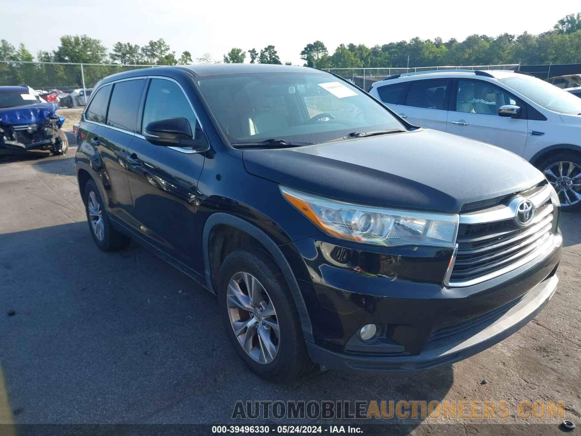 5TDZKRFH0FS102181 TOYOTA HIGHLANDER 2015