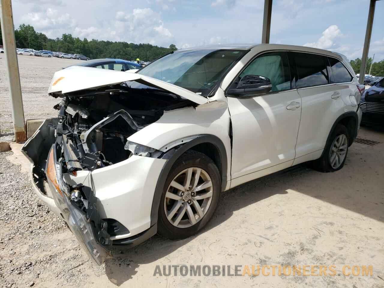 5TDZKRFH0FS106182 TOYOTA HIGHLANDER 2015