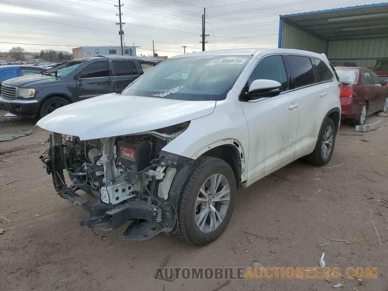 5TDZKRFH0GS137806 TOYOTA HIGHLANDER 2016