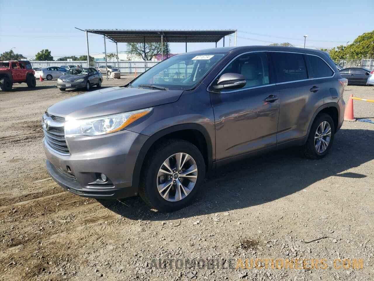 5TDZKRFH0GS148353 TOYOTA HIGHLANDER 2016